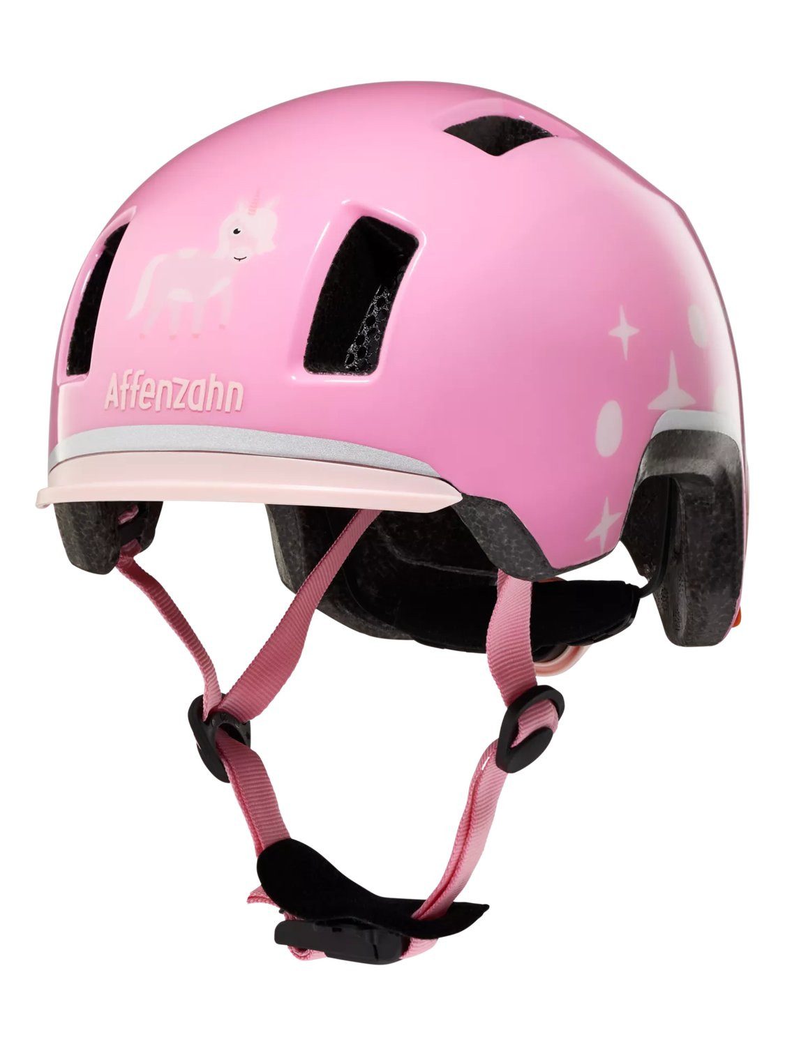 Affenzahn Kinderfahrradhelm Fahrradhelm, mit integriertem Rücklicht