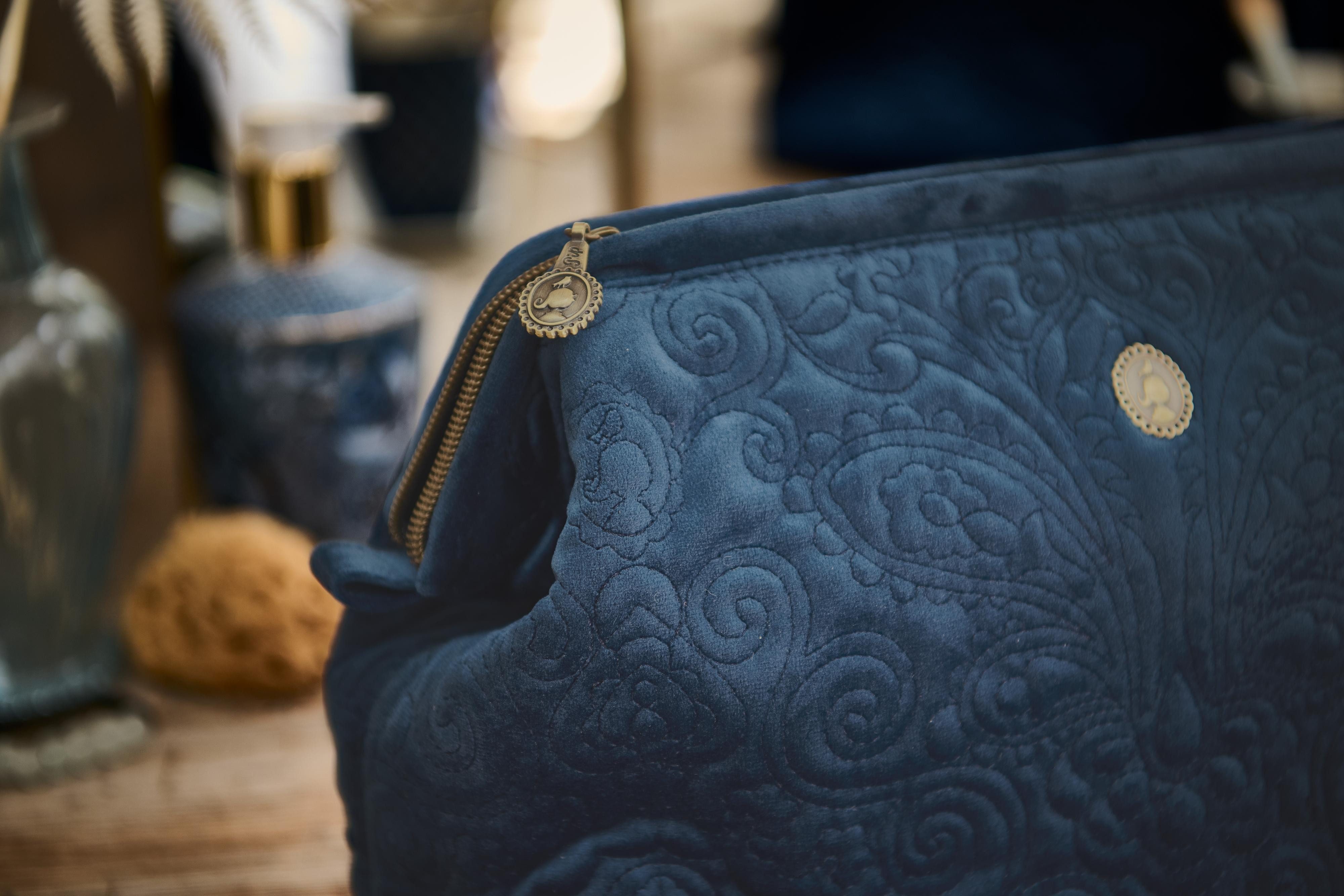 PiP Studio Kosmetiktasche Pip Studio, Kosemtiktasche, Samt Quiltey Days