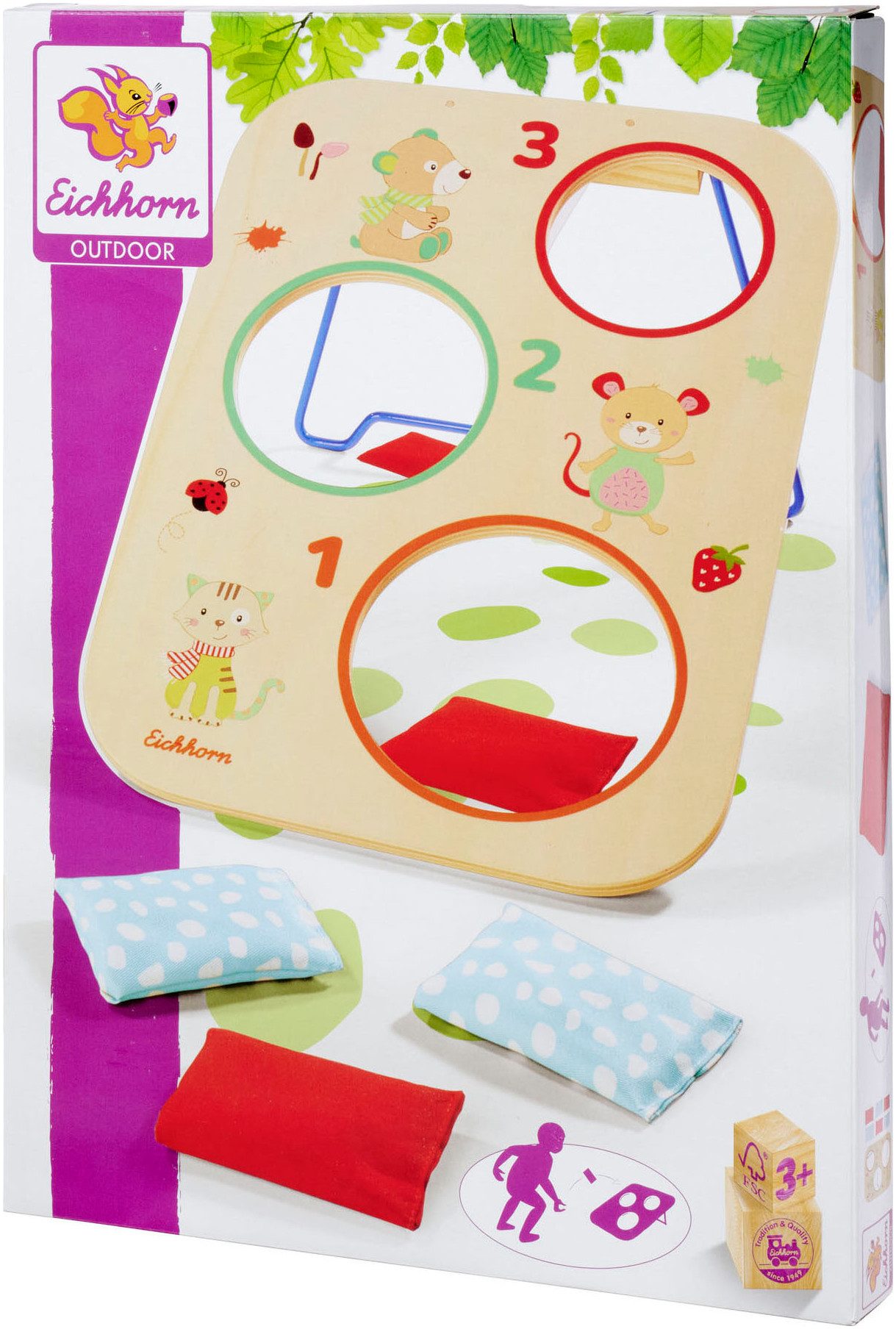 Eichhorn Spiel Outdoor Wurfspiel, Kinderspiel