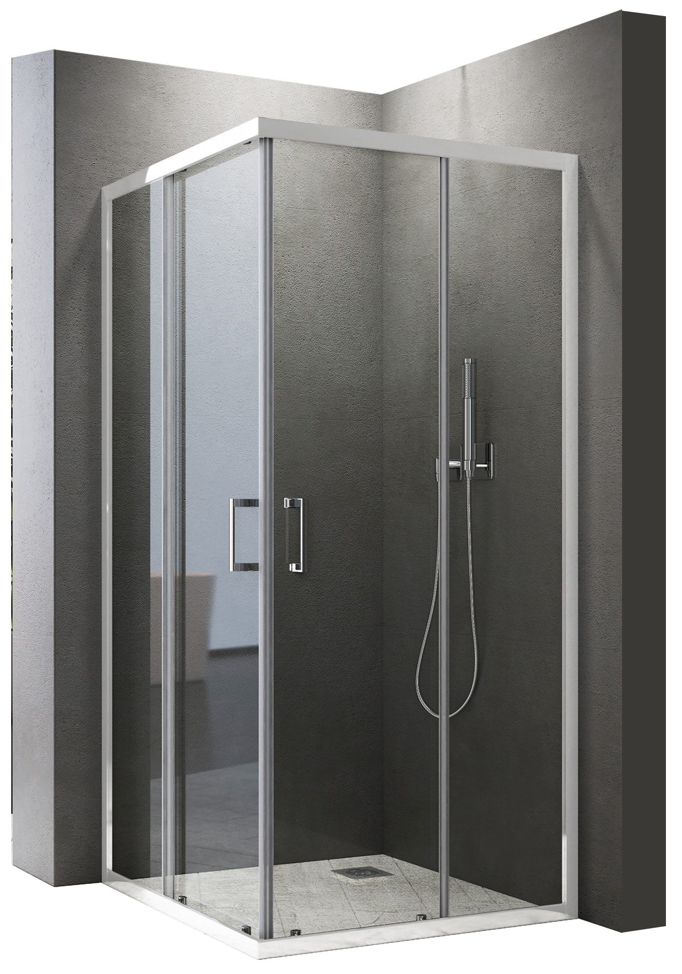 Boromal Eckdusche Duschkabine 90x90 75x90 80x80 günstig online kaufen