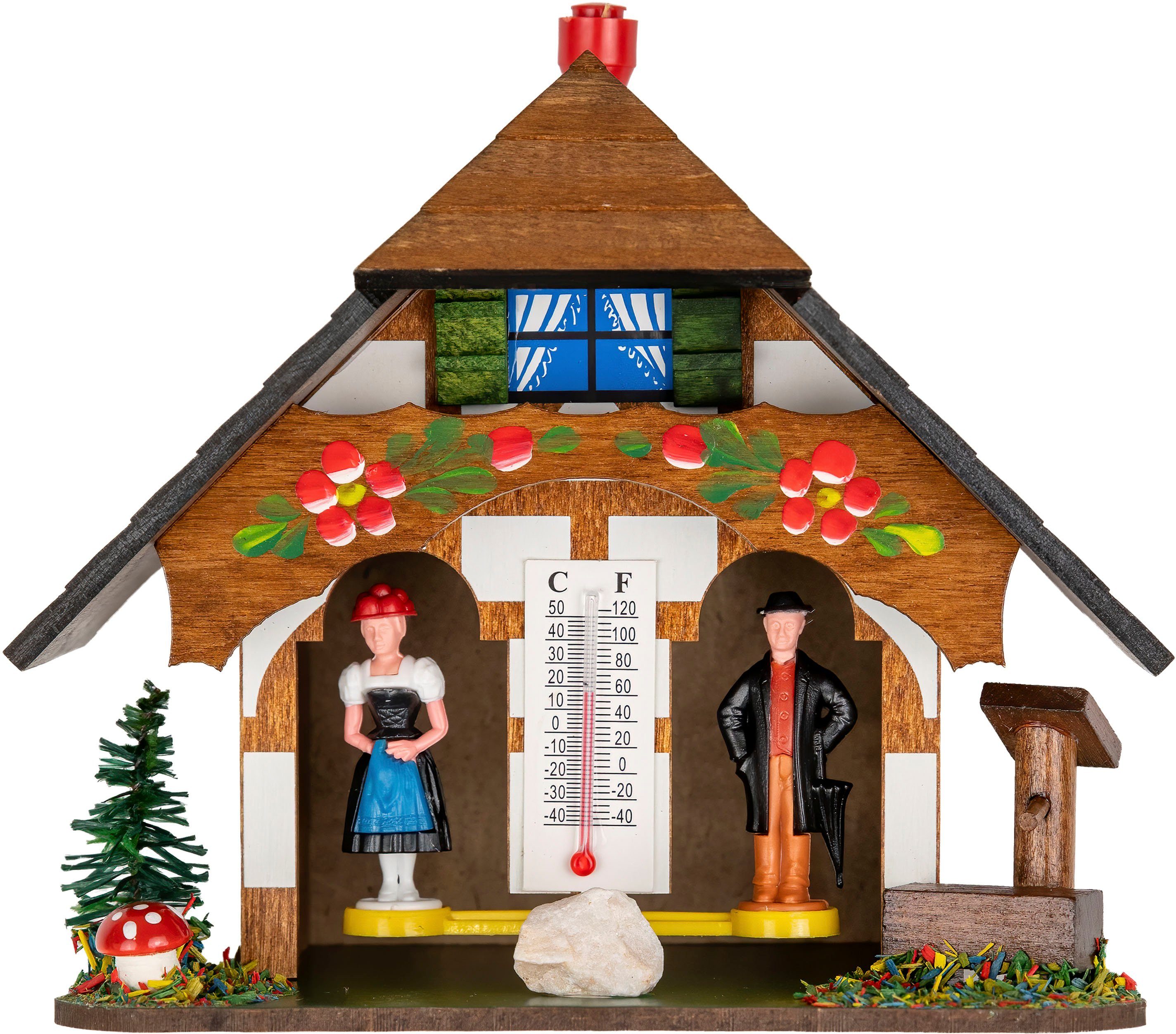 Tischuhr Wetterhäuschen Christoffel
