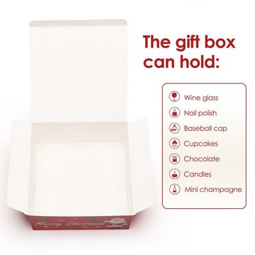 Switory Geschenkbox Süßigkeiten Karton, Geschenkboxen für Weihnachten, (15 St), für Schmuck Einladung Geschenk Party Fest