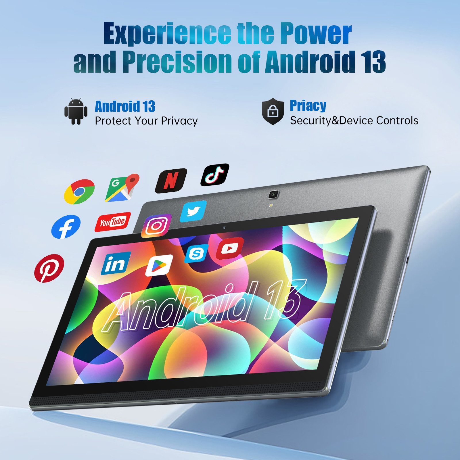 MESWAO MESWAO MES-B1 Tablet 14.1", 6GB+128GB, Android 13, Helio G99 Tablet