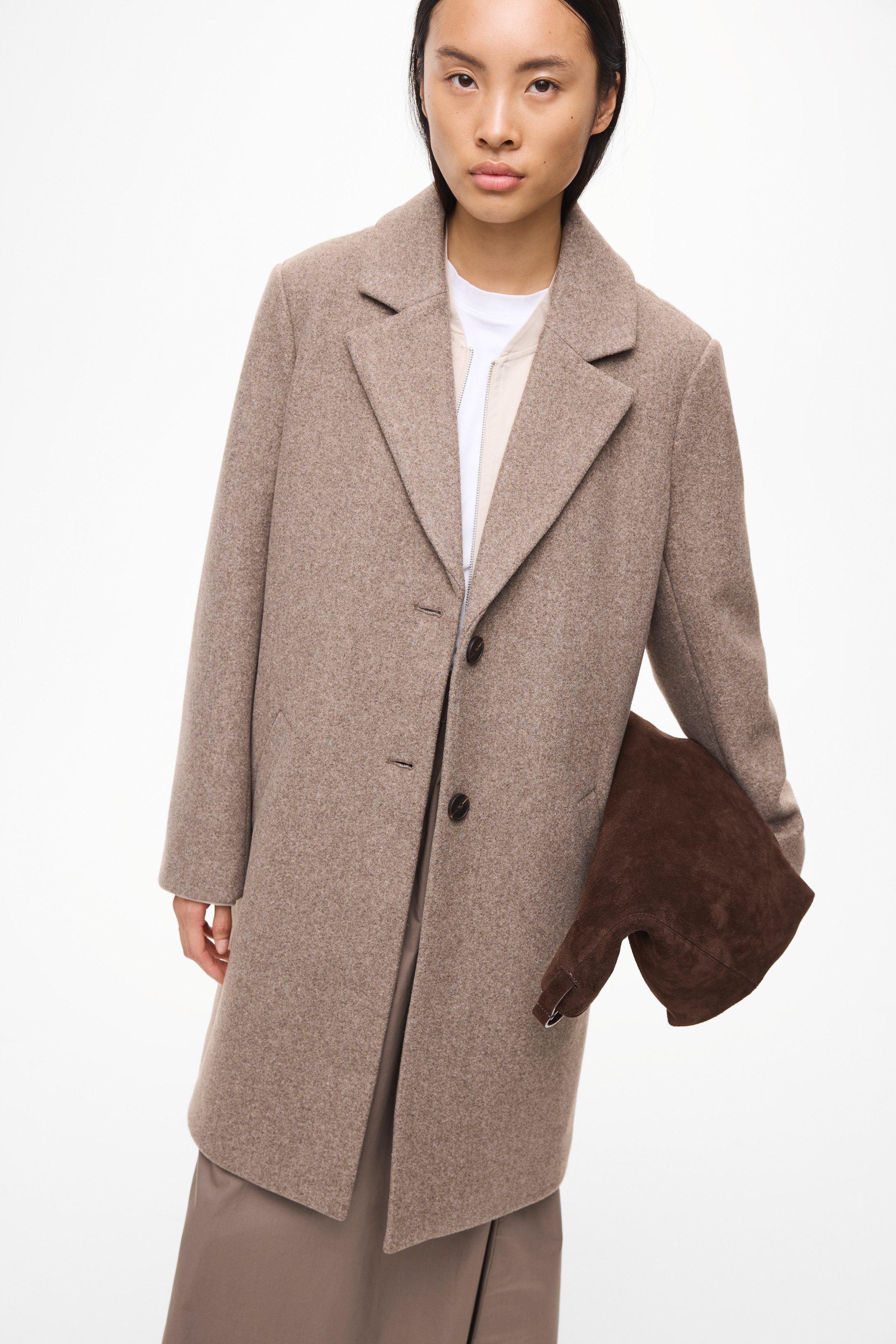 Vila Kurzmantel VICLAUDIA BUTTON COAT - günstig online kaufen