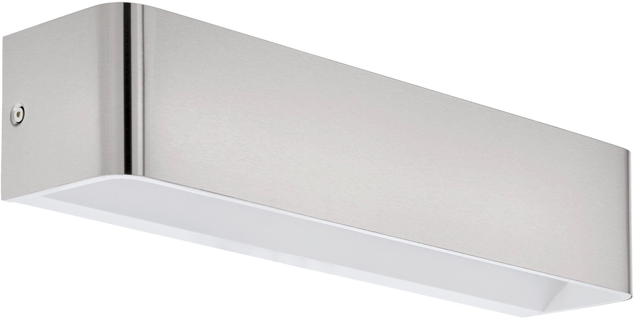 EGLO Wandleuchte SANIA 4, LED fest integriert, Warmweiß, Wohnzimmer, Esszimmer, Flur, minimalistisch, indirektes Licht,36,5x8cm