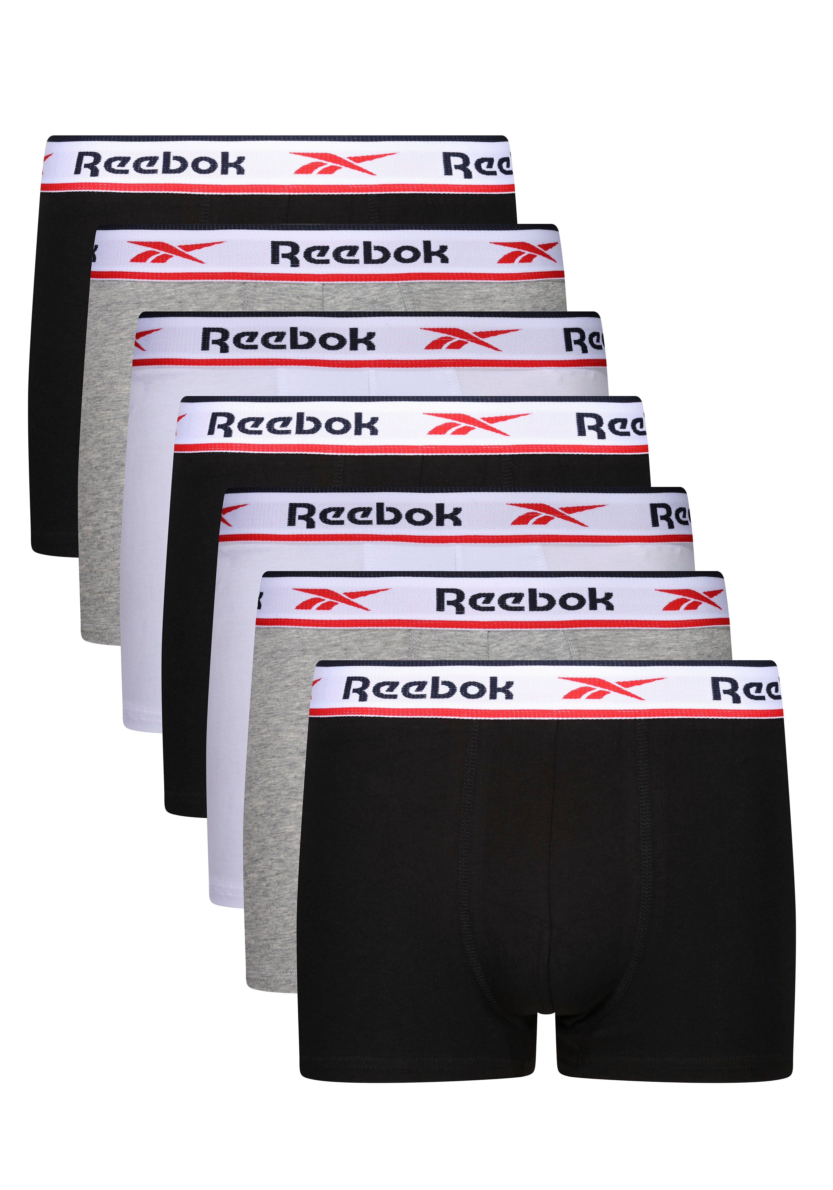 Reebok Boxer AMARI (Packung, 7-St) Multipack mit atmungsaktiver Baumwollmischung
