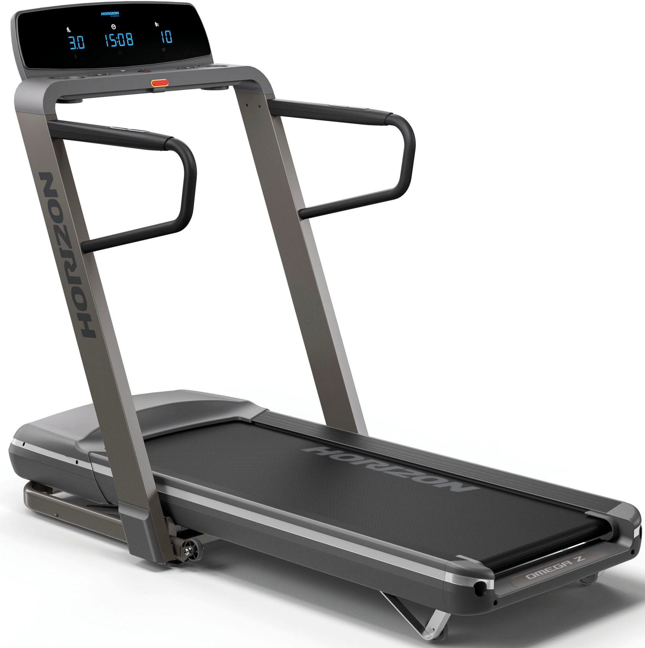 Horizon Fitness Laufband Omega Z Dark Edition (mit Bluetooth-/App-Funktion), bis max. 20 km/h, klappbar, mit Steigung, 159 kg max. Benutzergewicht