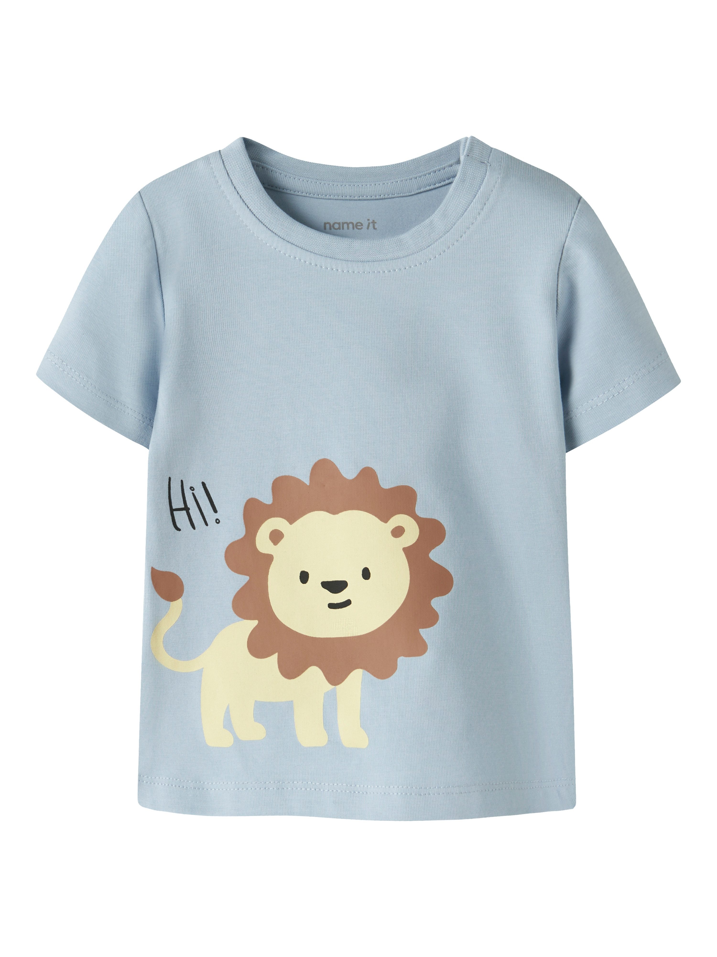 Name It T-Shirt NBMHOS SS TOP BOX Baumwollmischung, regular fit