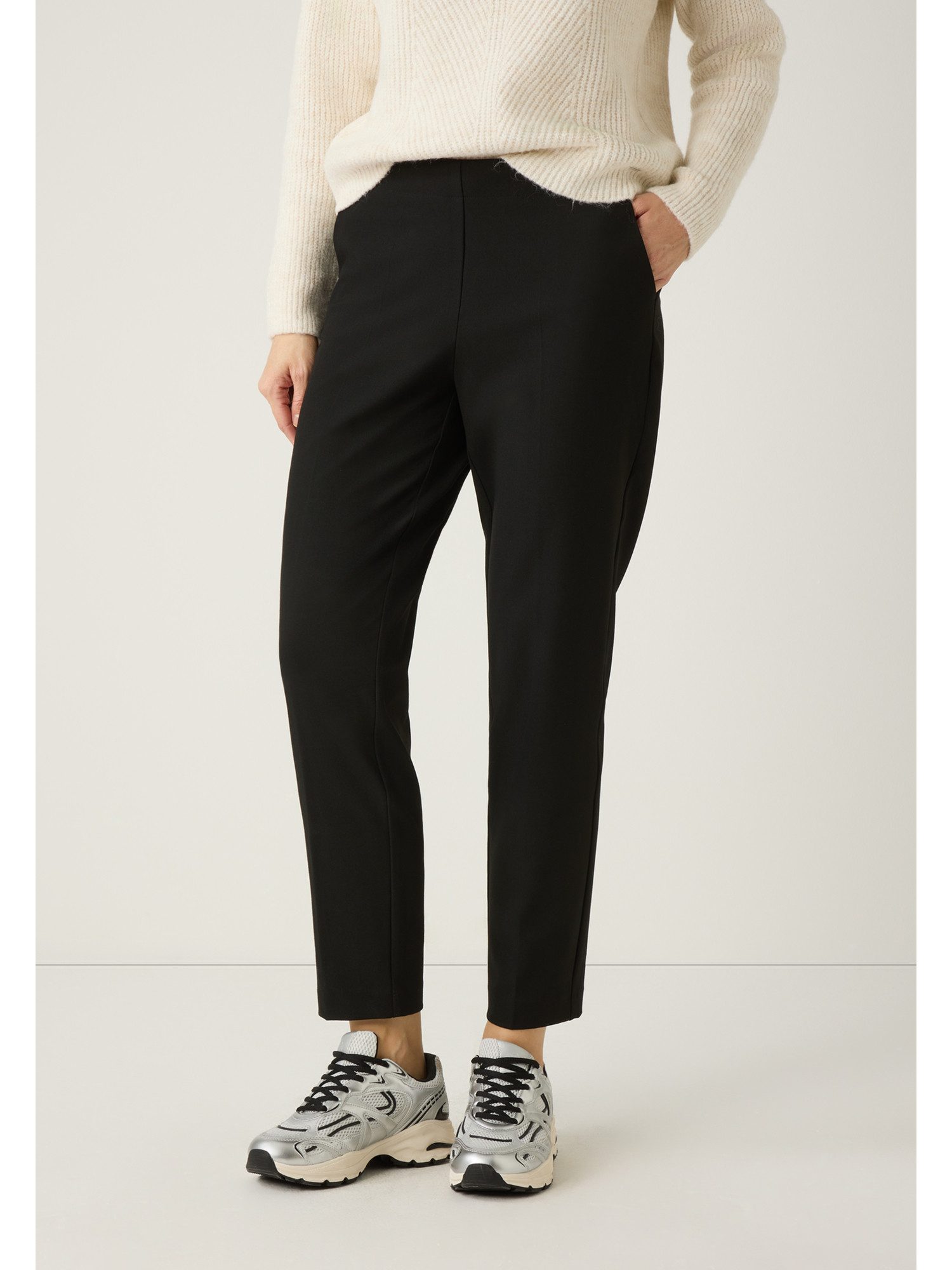 MORE&MORE Stoffhose schmale Stretchhose günstig online kaufen