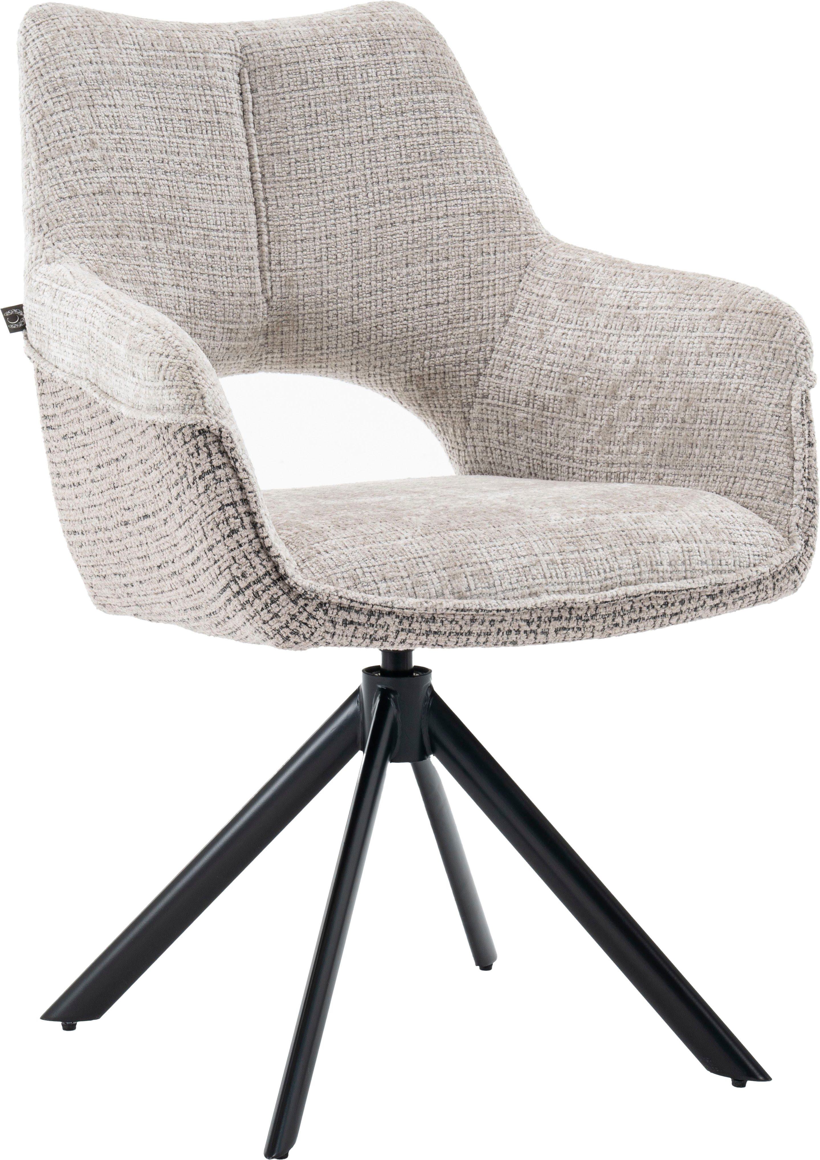 Home affaire Drehstuhl Calmo (1 St), tolle Optik