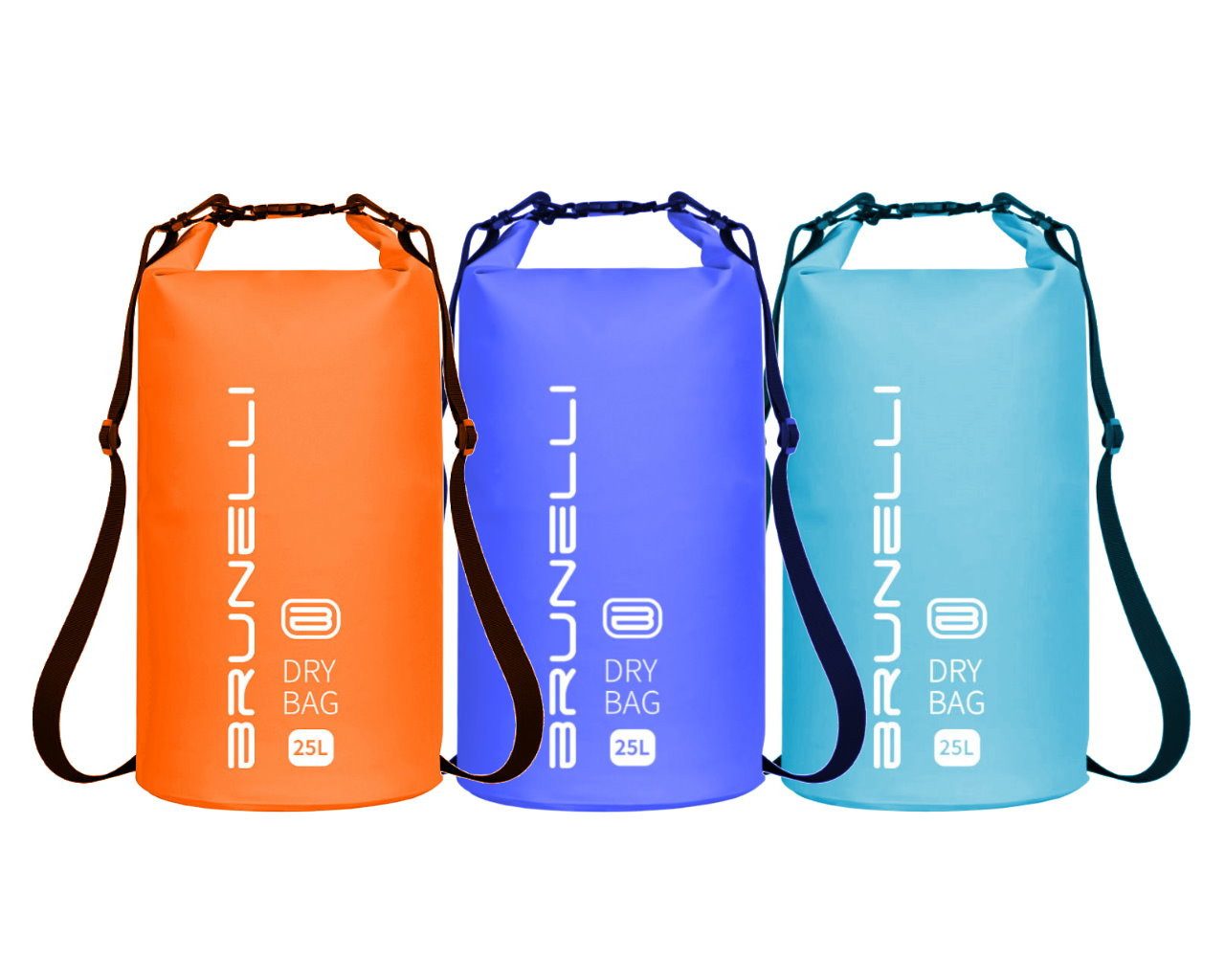 Brunelli SUP-Board BRUNELLI 25L Dry Bag Wasserdichter Seesack Rucksack Packsack – Bild 3 von 3
