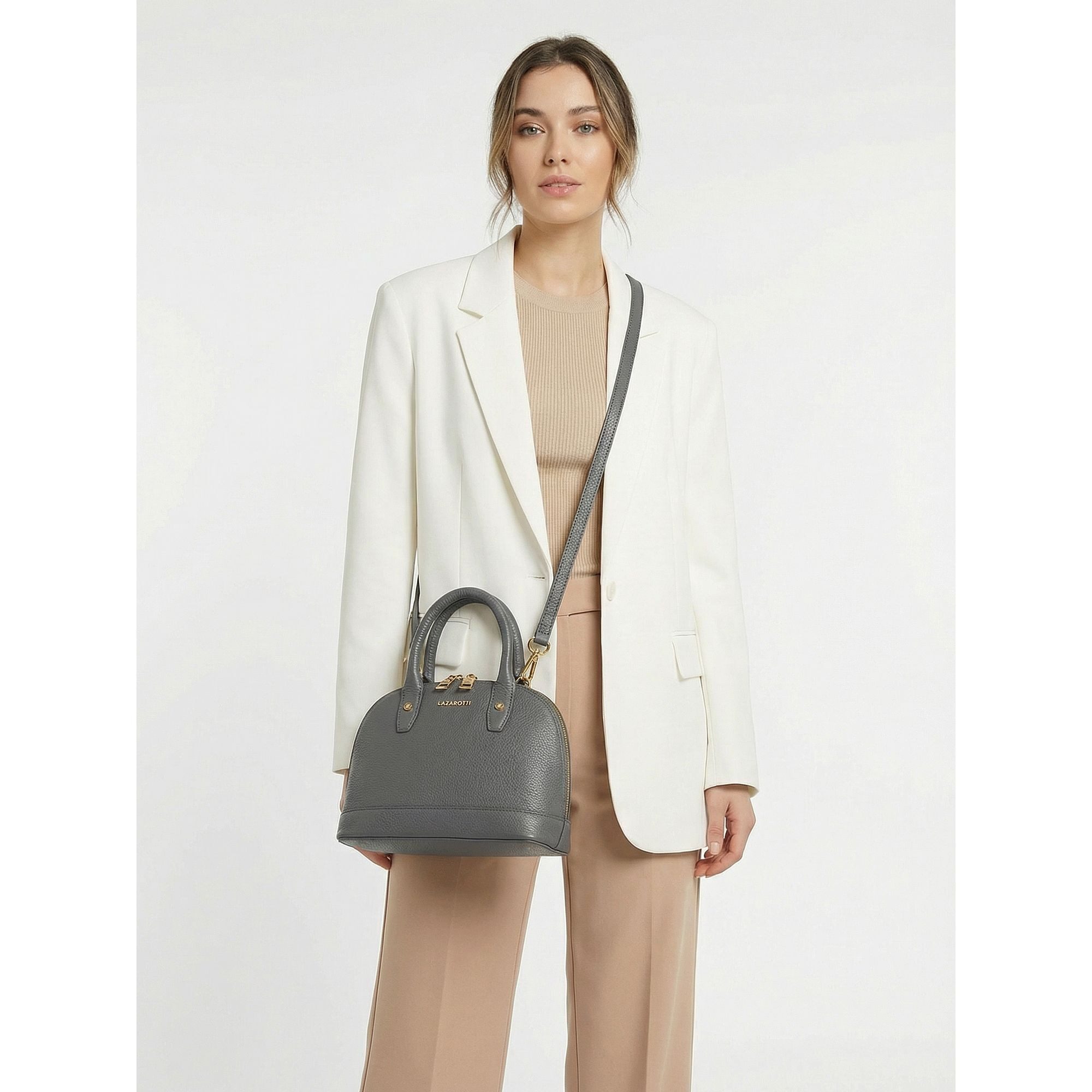 Lazarotti Henkeltasche Bologna Leather, Leder