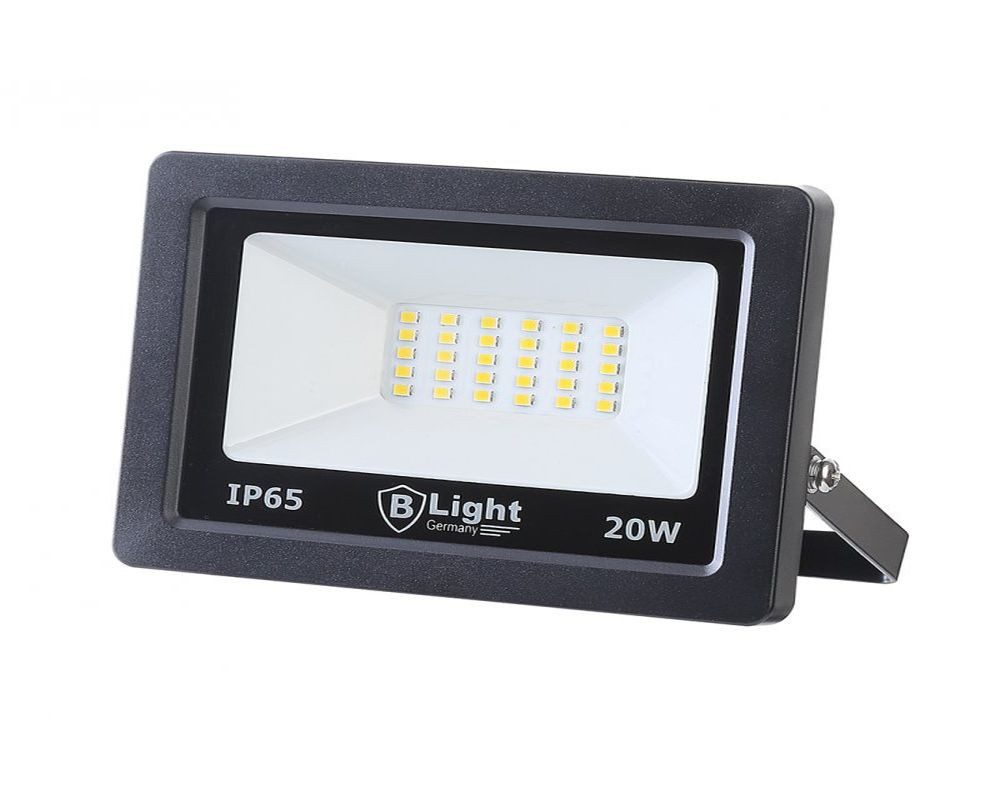 Bahama Warenvertriebs GmbH LED Flutlichtstrahler 20W LED Fluter Flutlicht Außenstrahler Ultraslim Lampe OH20