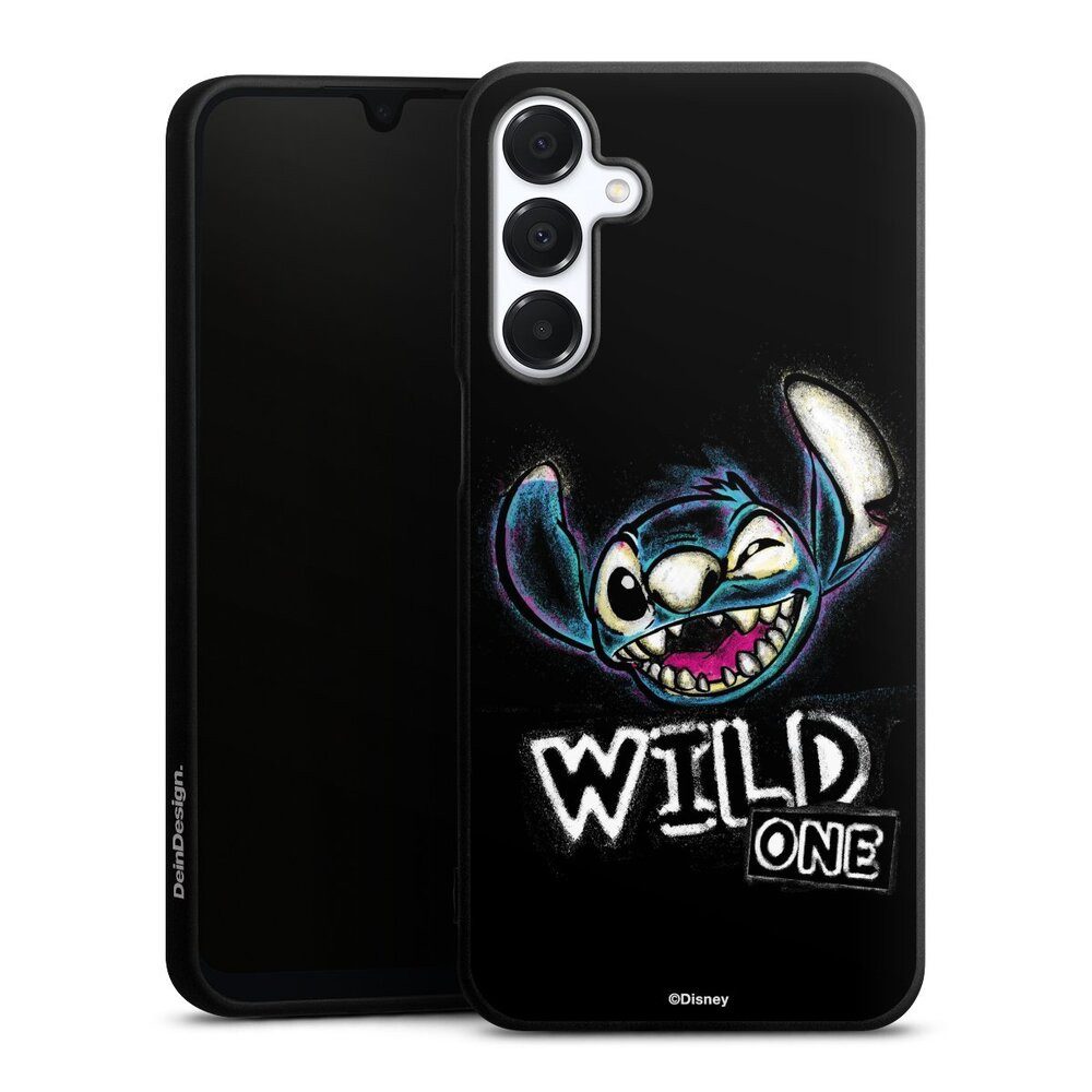 DeinDesign Handyhülle Lilo & Stitch Offizielles Lizenzprodukt Disney Wild One Stitch, Samsung Galaxy A16 5G Silikon Hülle Premium Case Handy Schutzhülle