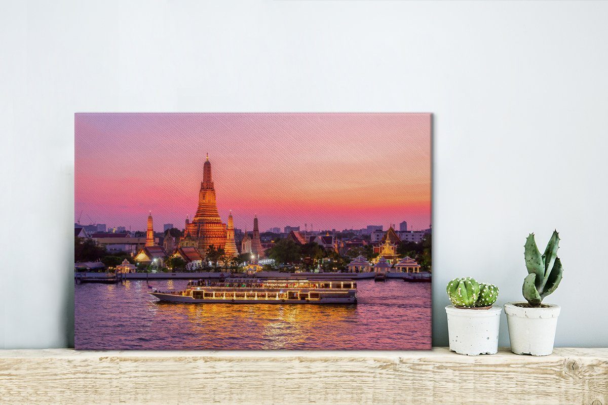 Leinwandbild Wanddeko, 30x20 Kreuzfahrtschiff Ein St), Thailands, (1 der OneMillionCanvasses® cm Aufhängefertig, Wandbild Küste Leinwandbilder, vor