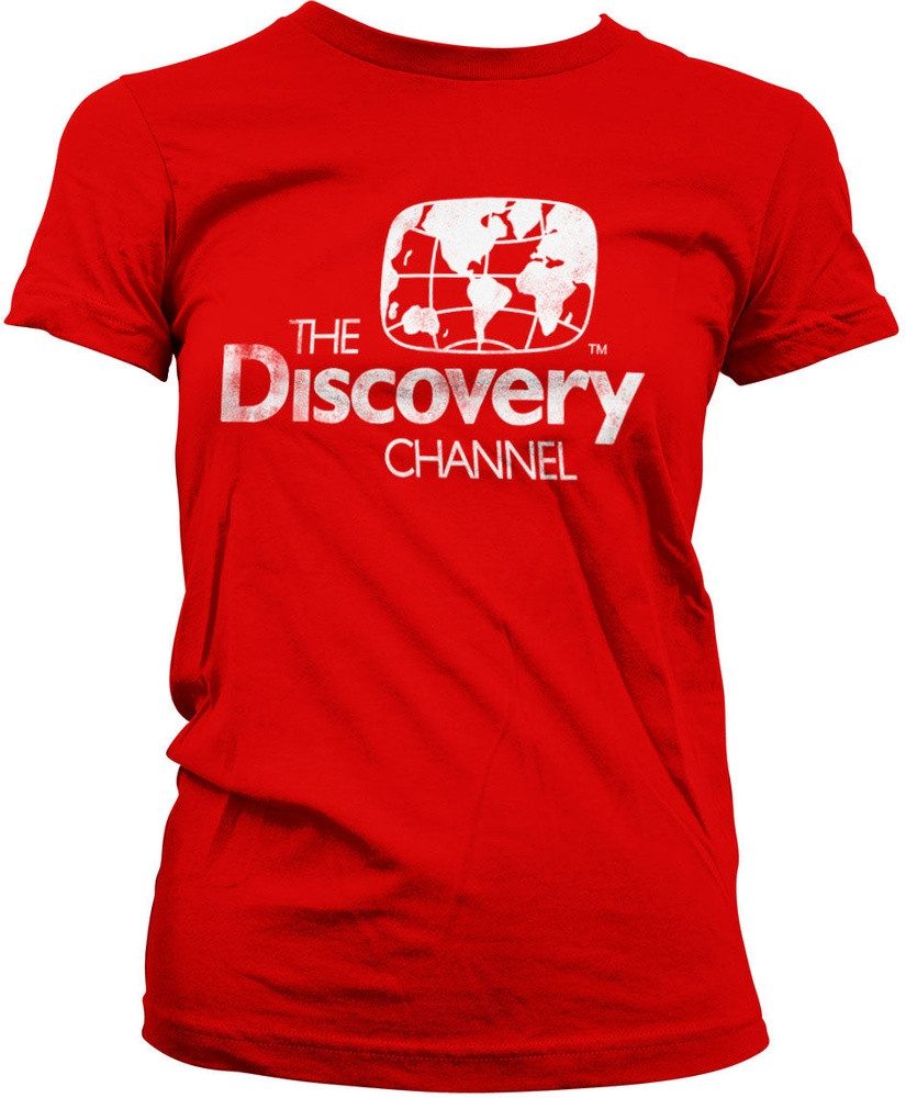 Discovery T-Shirt Distressed Logo Girly Tee. € 27,79