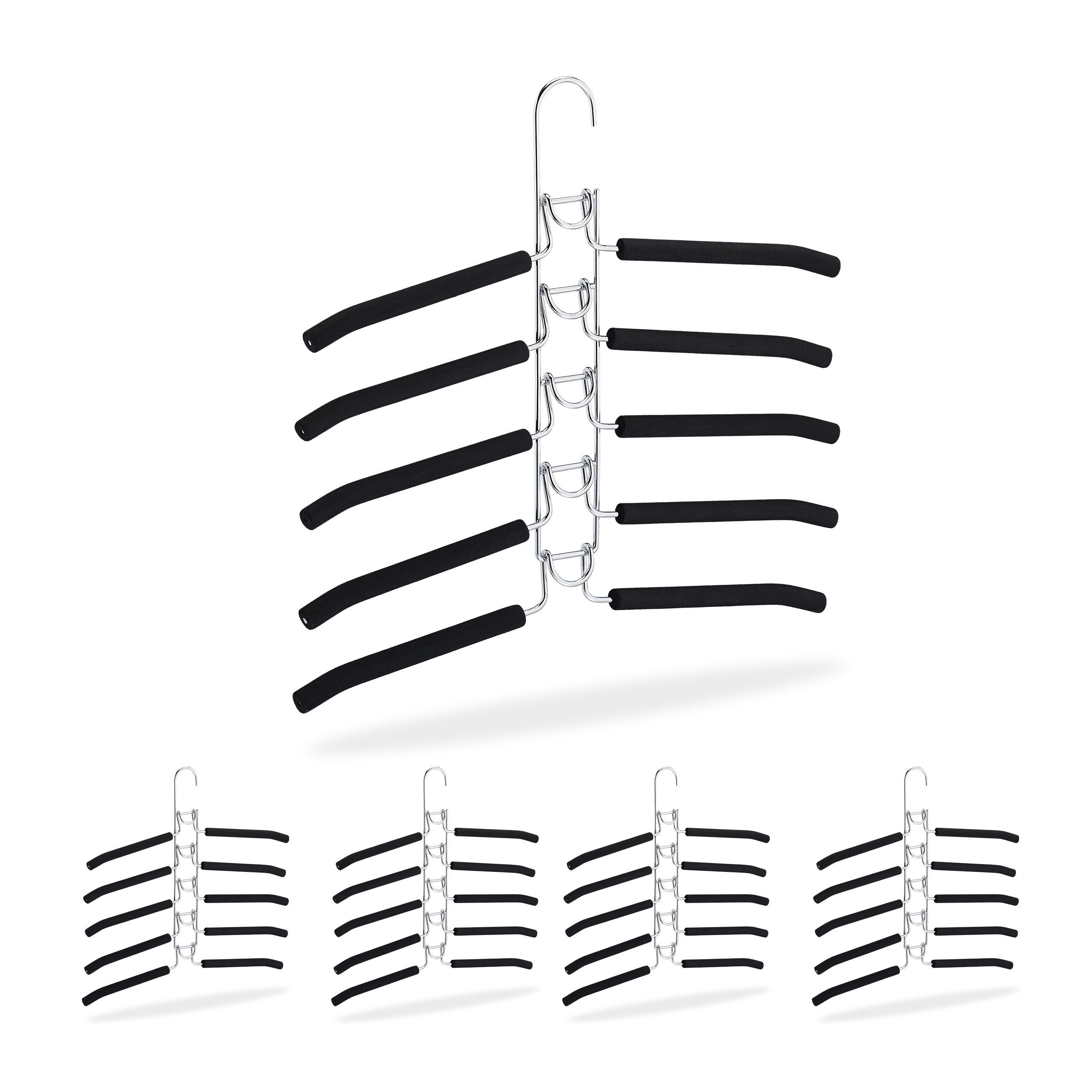 relaxdays Mehrfach-Kleiderbügel 5er Set, (5er Set) günstig online kaufen