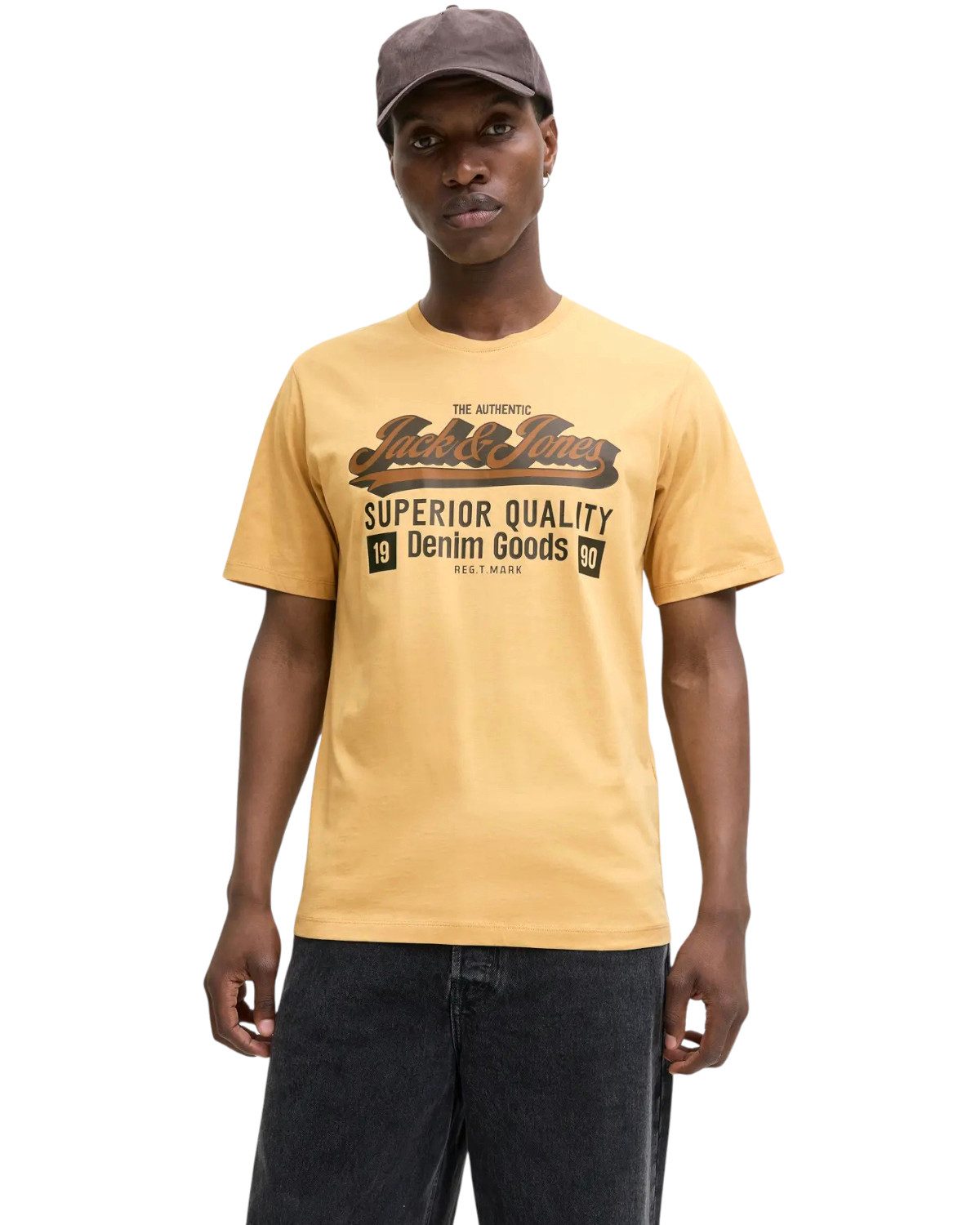Jack & Jones T-Shirt Stilvolles Slim-Fit oder Regular Shirt mit Printdruck (3er-Pack) Printdruck