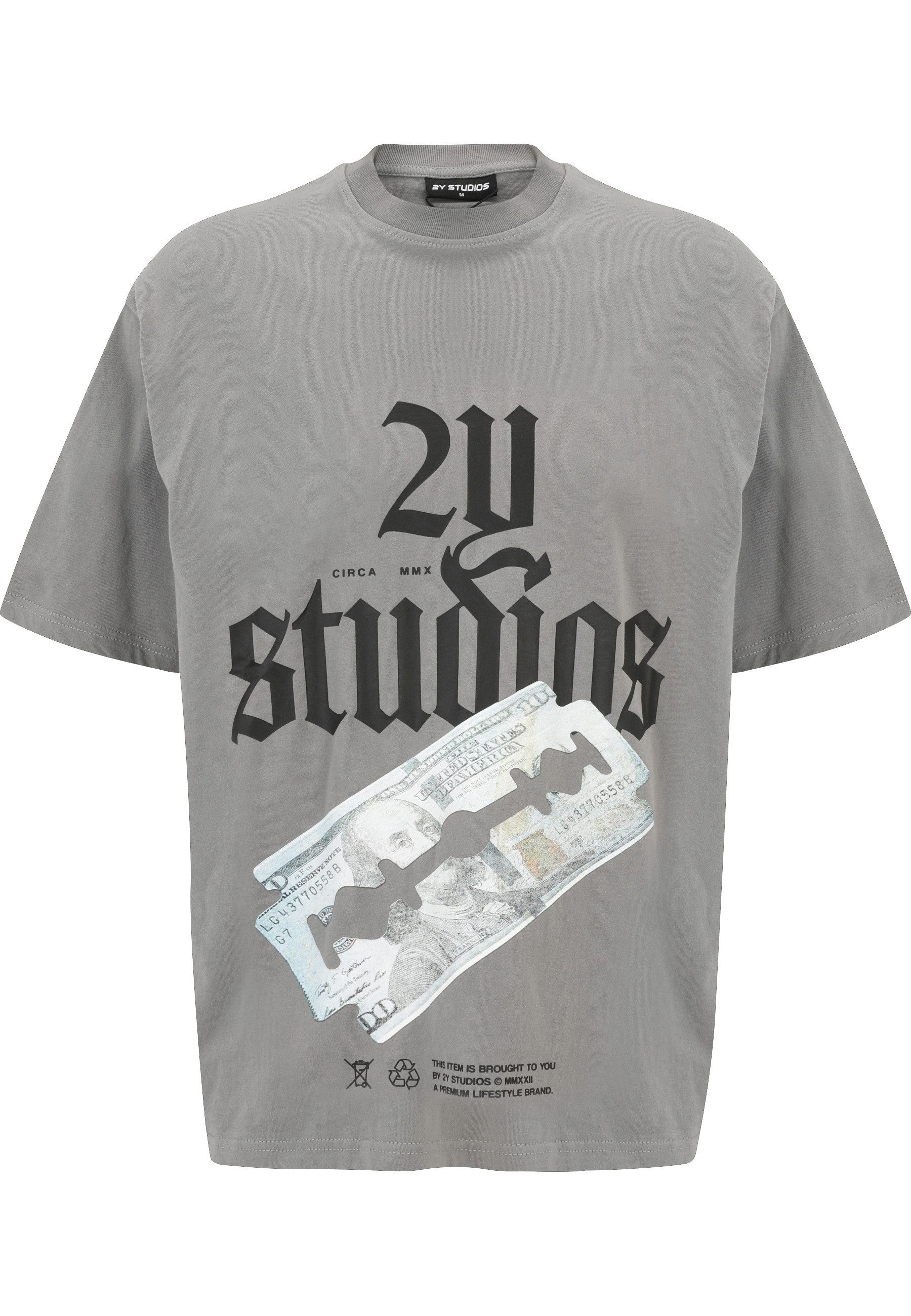 T-Shirt 2Y Studios Herren Razor Oversize Tee