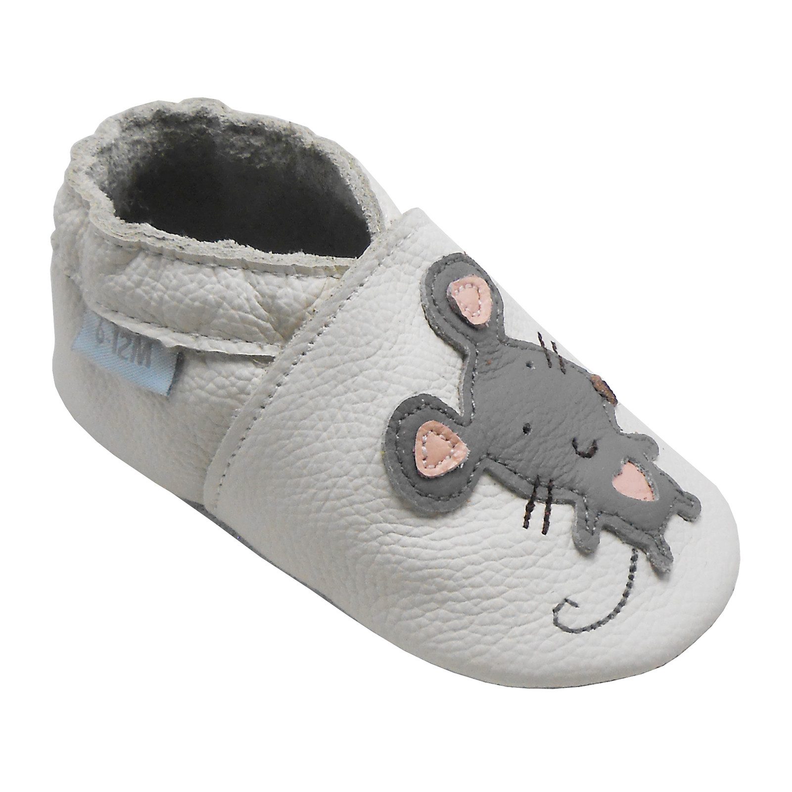 Basrakids Baby Leder Lauflernschuhe rutschfest Hausschuhe Krabbelschuh (100 % echtem Leder) Handgenäht, weiche, leichte, flexible, rutschfest