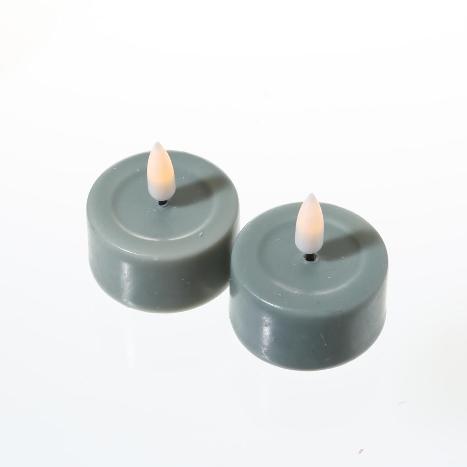 Deluxe Homeart LED-Kerze LED Teelichter Mia flackernd mit Batterien D:4,1cm günstig online kaufen