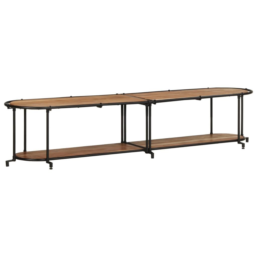 vidaXL TV-Regal TV-Regal 200x42x40 cm Massivholz, 1-tlg.