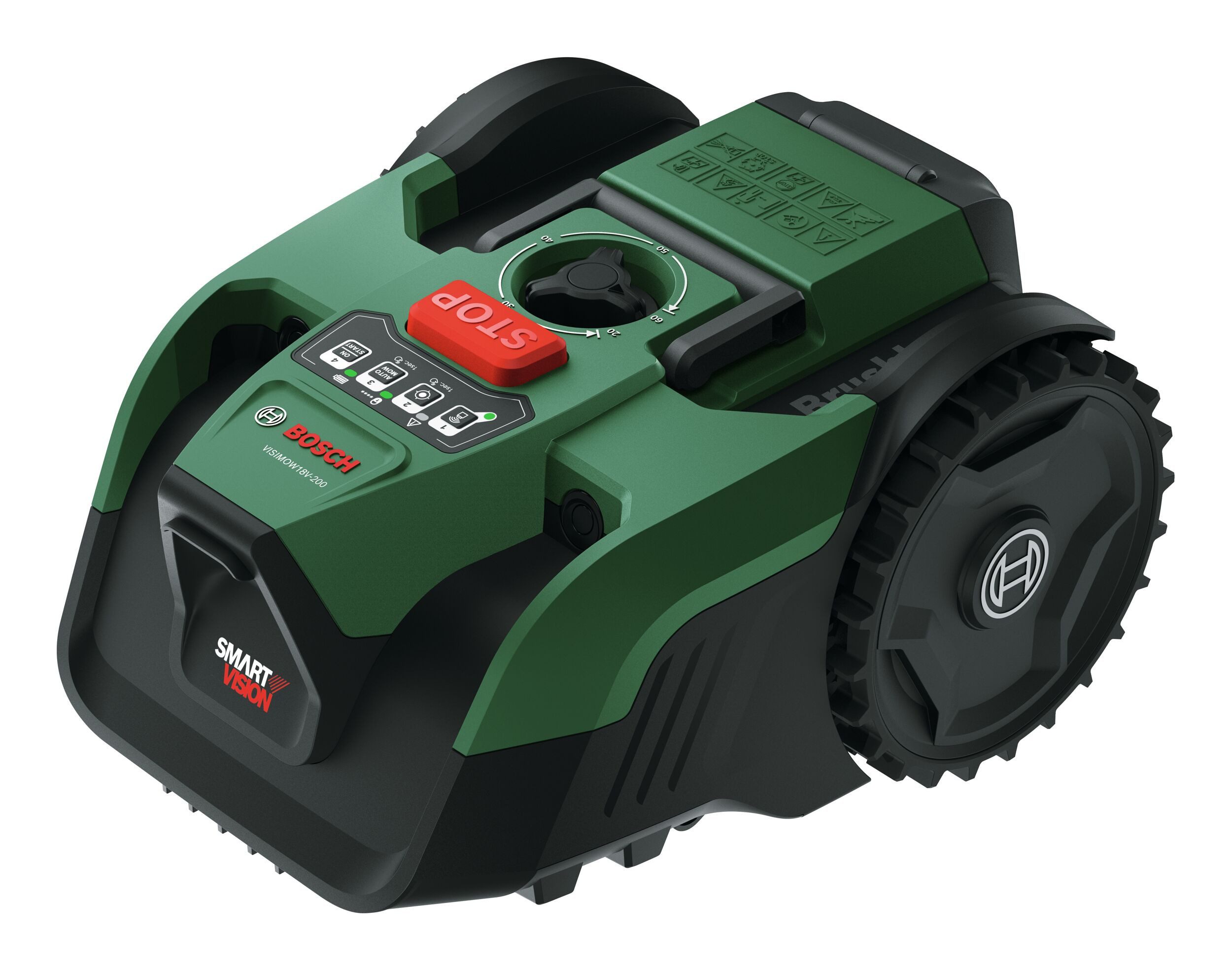 BOSCH Rasenmähroboter VISIMOW 18V-200, Mähroboter Ohne Akku - im Karton