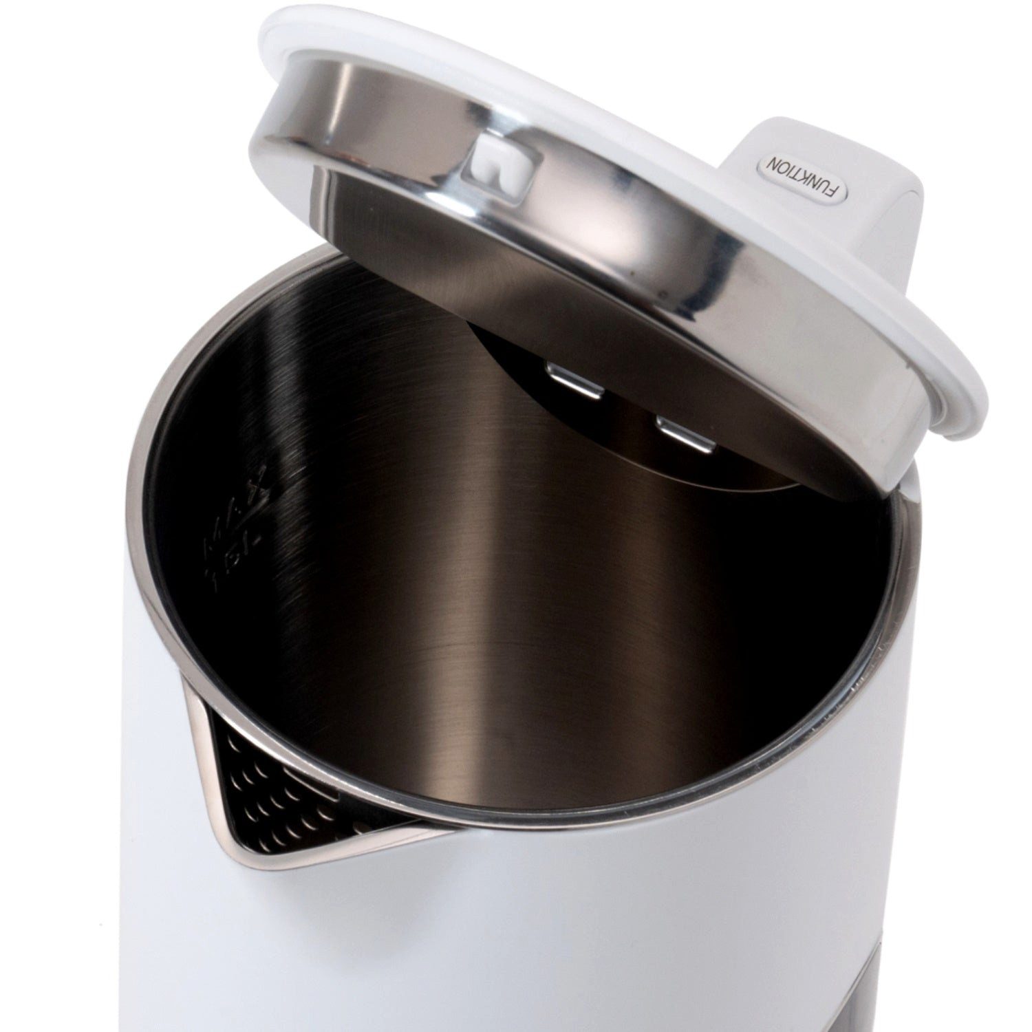 KLAMER Wasserkocher Edelstahl mit Temperatureinstellung 40-100°C, Warmhaltefunktion, matt…, 1,5 l, 1800 W, 1,5L, 5 Temp.-Einst., kalkfrei, BPA-frei, integrierte – Bild 4 von 5
