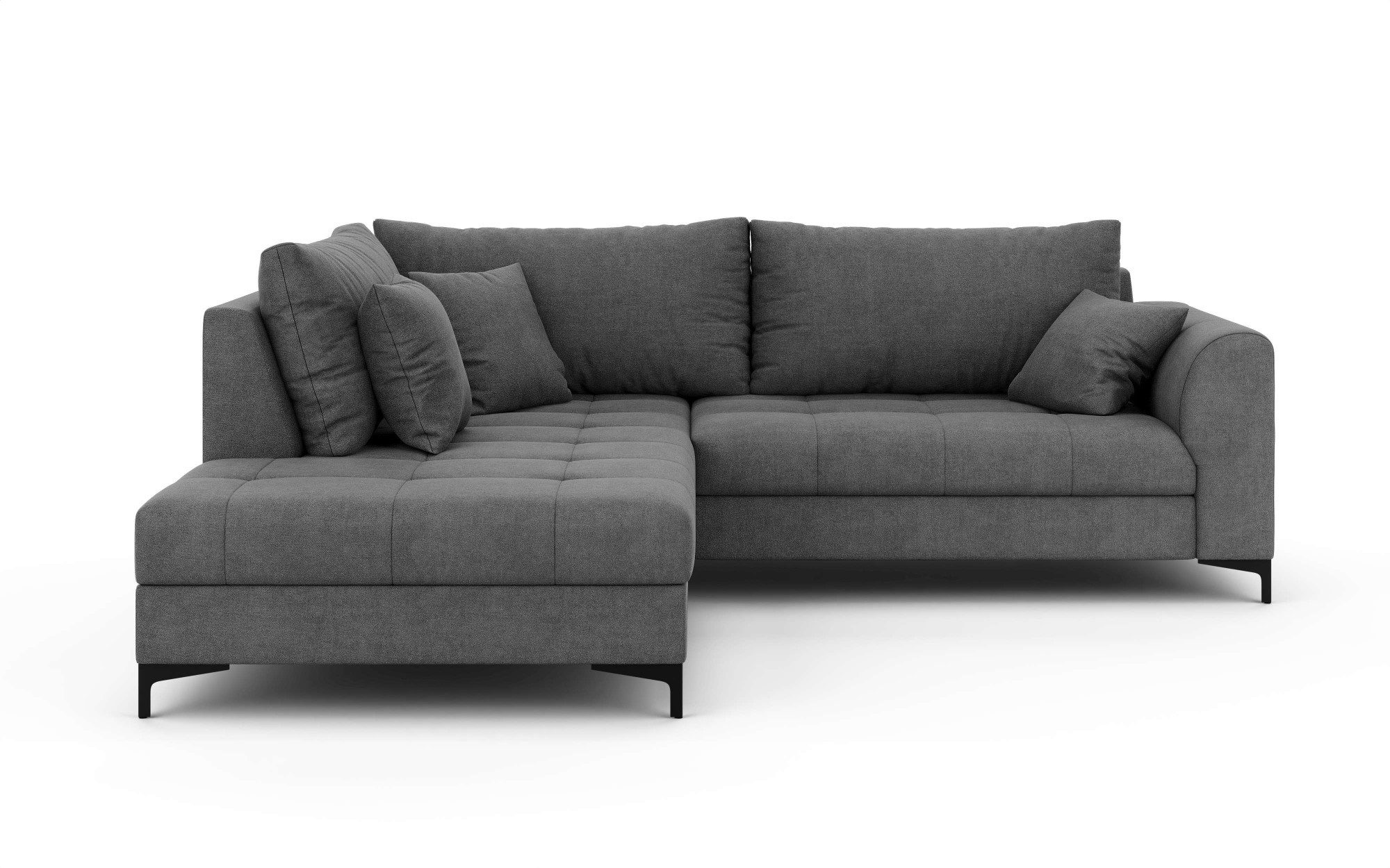OTTO home Ecksofa LEEVKE Design-Sofa mit Ottomane rechts/links bestellbar, Breite 232 cm, in vielen modernen Farben erhältlich, belastbar bis 480 kg