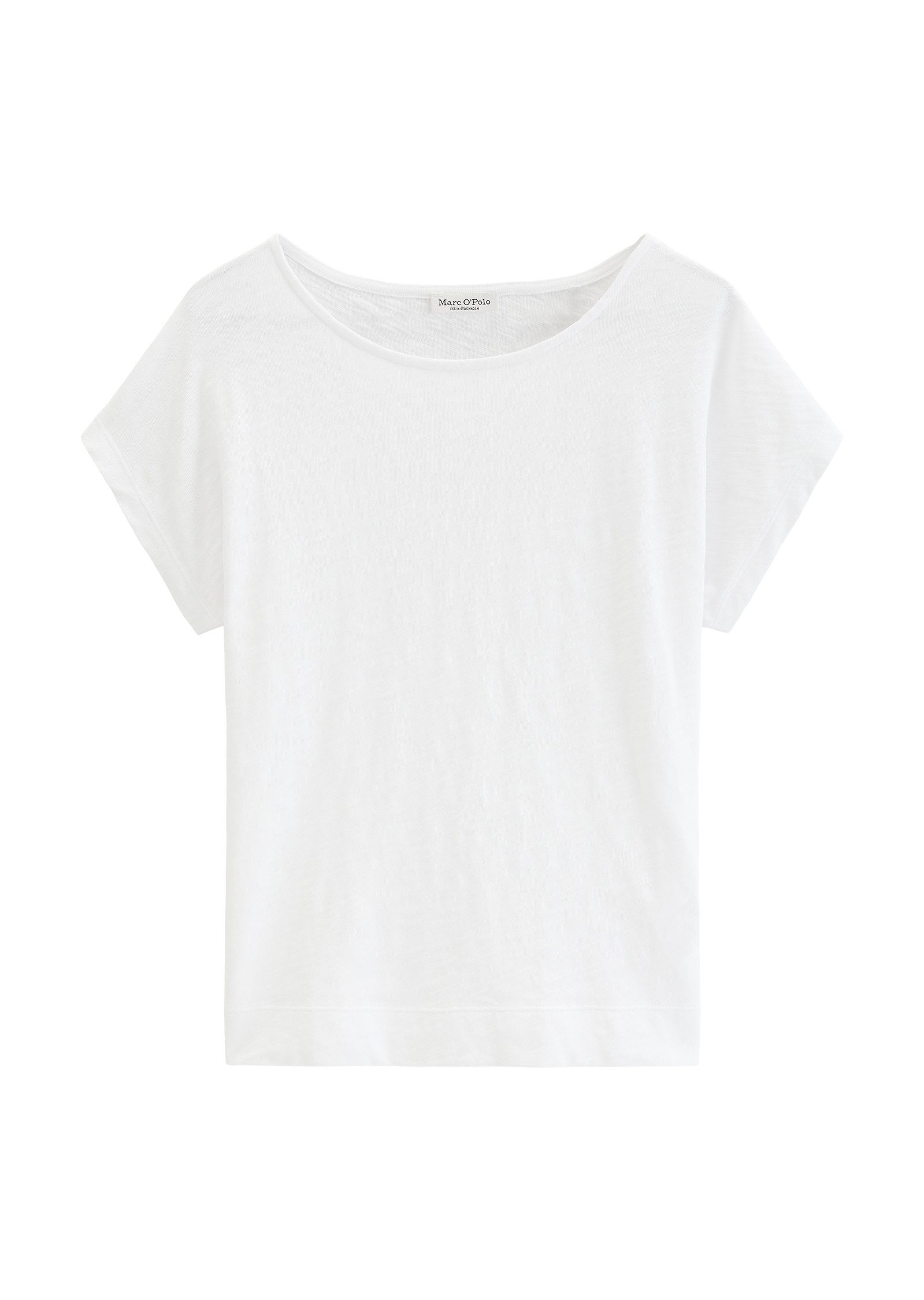 T-Shirt aus weichem Baumwoll-Slub-Jersey