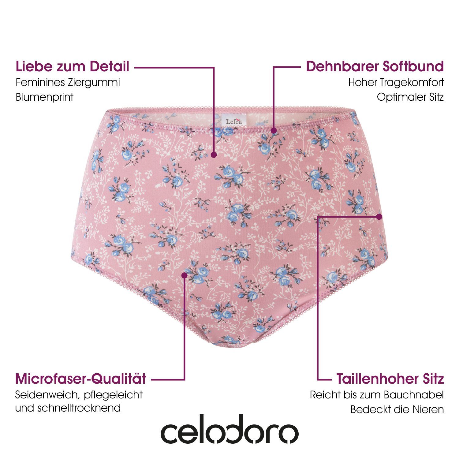 celodoro Taillenslip Damen Taillenslip 6er Pack, günstig online kaufen