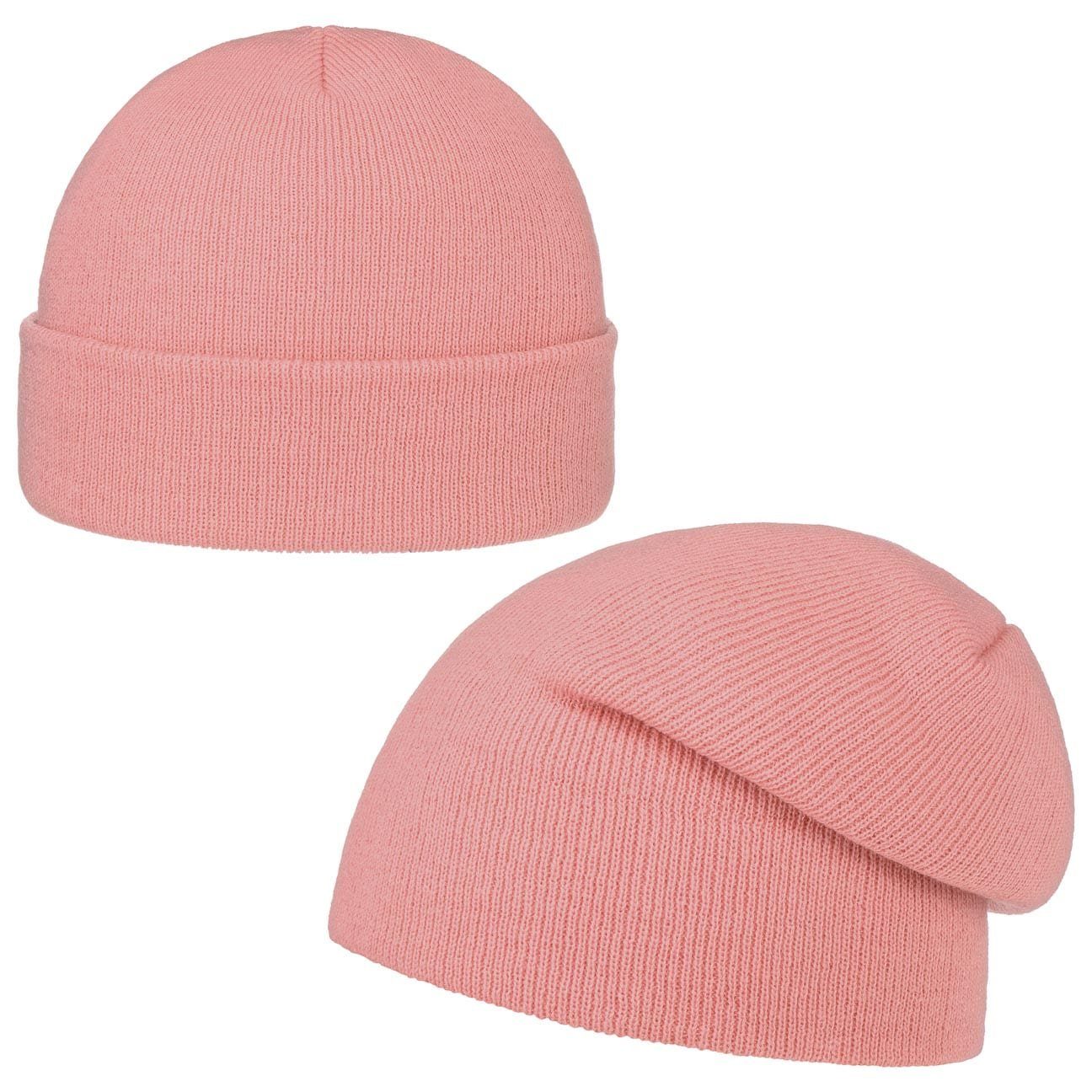 Atlantis Beanie (1-St) Mützen mit Umschlag altrosa