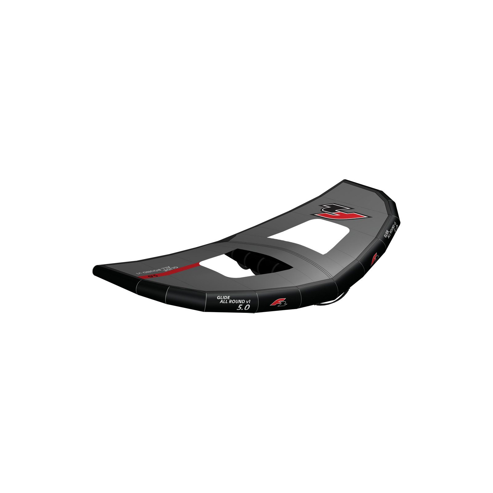 F2 Kite F2 Wing Glide Allround Wing 4 qm Schwarz/Grau