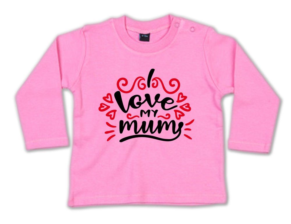 G-graphics Longsleeve I love my Mum Baby Sweater / Longsleeve T mit Spruch zum Muttertag