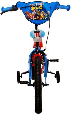 TPFSports Kinderfahrrad Paw Patrol 16 Zoll Rücktritt und Handbremse, 1 Gang, (Jungsfahrrad - Jungen Kinderrad - ohne Schaltung - Sicherheitsgriffe), Kinder Jugend Fahrrad 16 Zoll - Jungsfahrrad - Rot