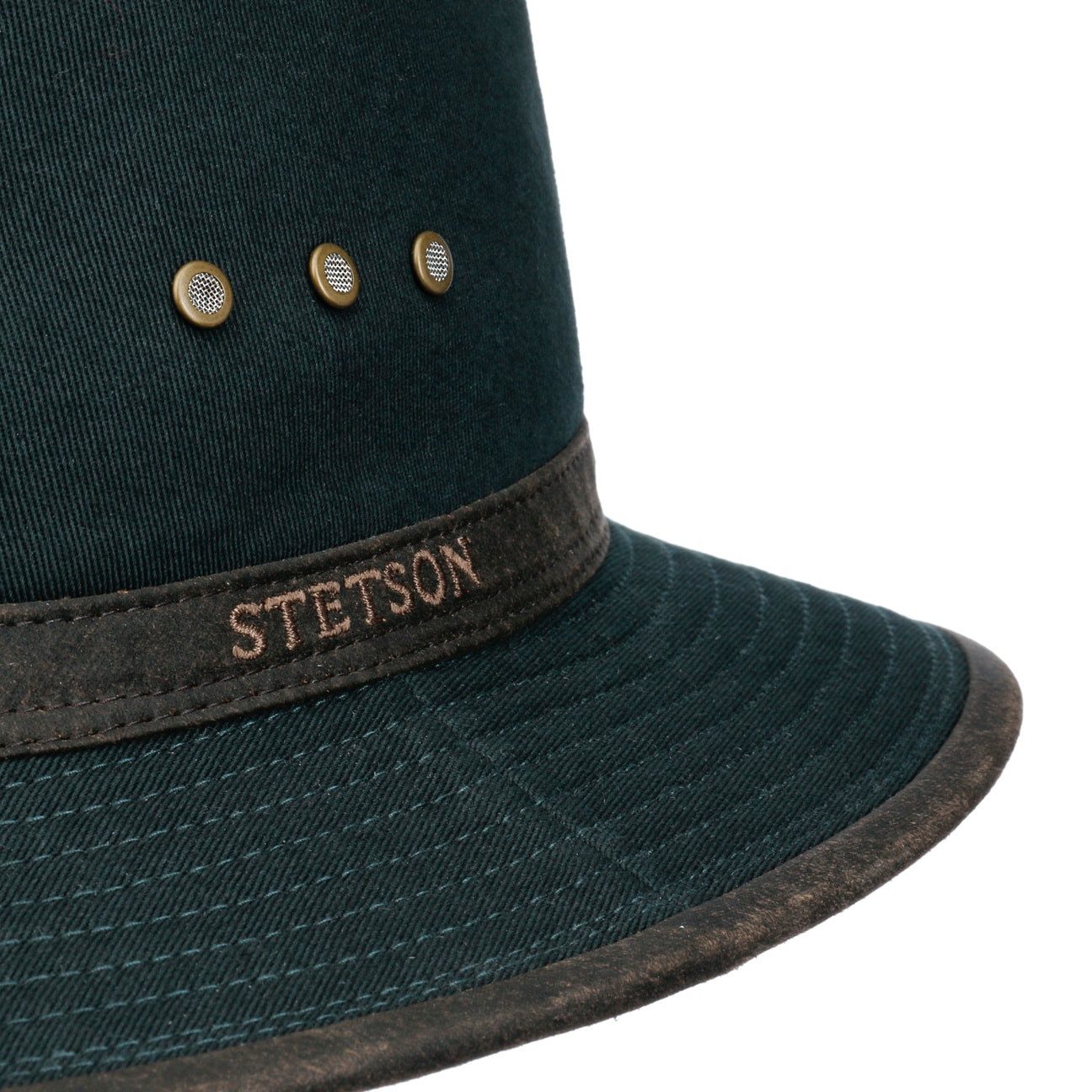 Stetson Sonnenhut (1-St) Traveller mit Lederband
