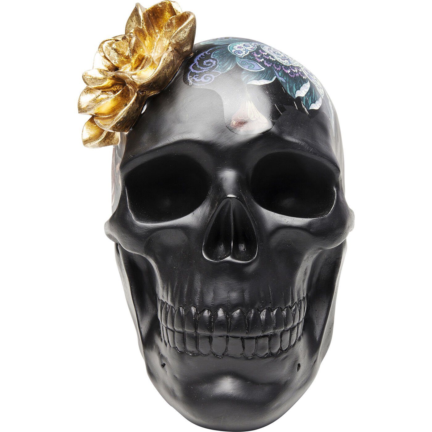 KARE Dekofigur Flower Skull