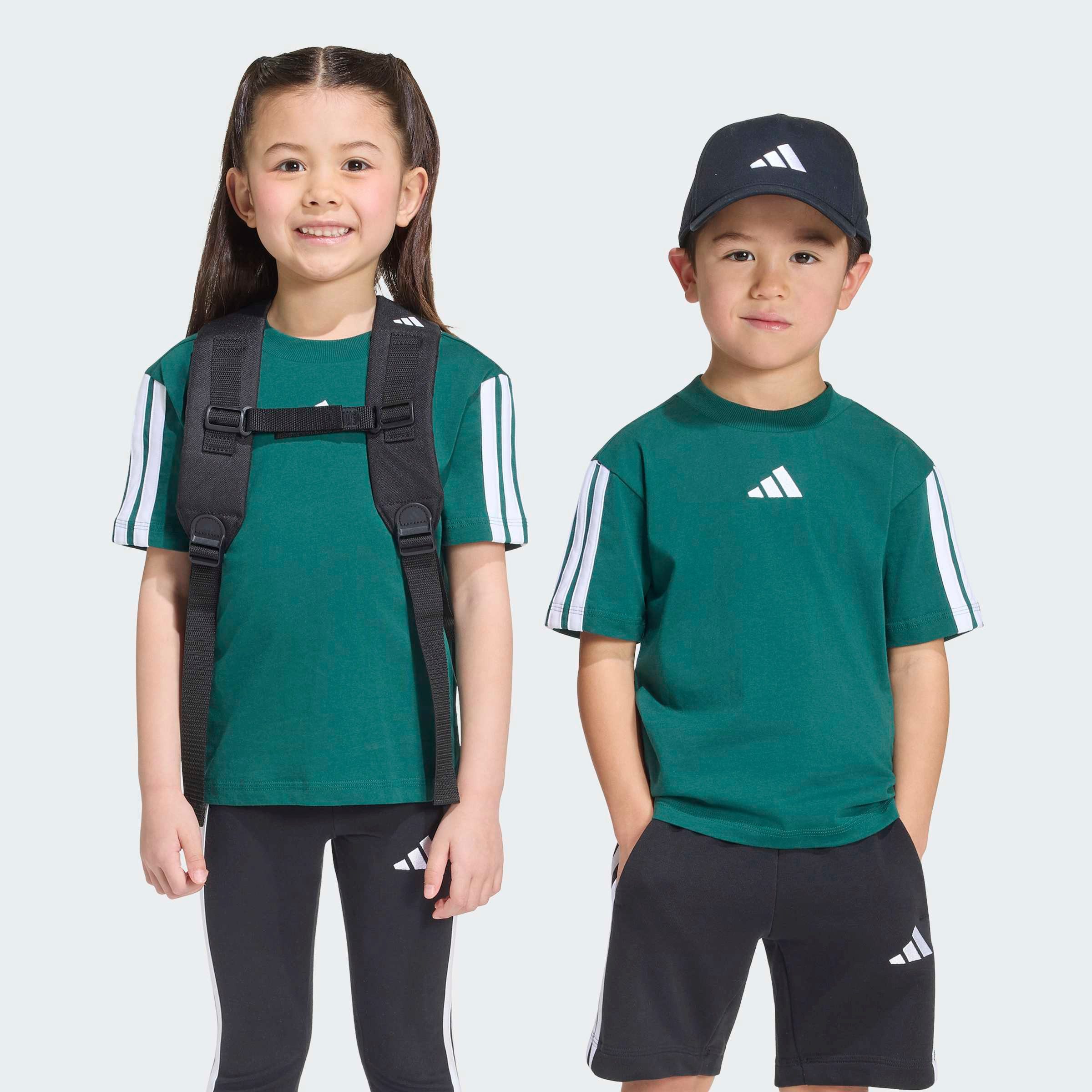 adidas Sportswear T-Shirt LK 3S TEE 160 für Kinder, mit sportlichem Stil, Kurzarmdesign, aus Baumwolle