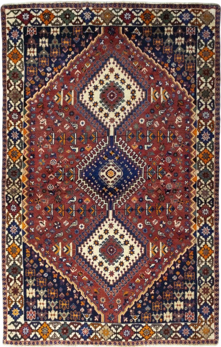 Orientteppich Shiraz 117x191 Handgeknüpfter Orientteppich / Perserteppich, Nain Trading, rechteckig, Höhe: 10 mm