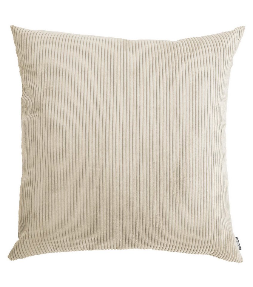mokebo Sofakissen Das Anschmiegsame, (aus Cordstoff), auch als XXL Couchkissen, Riesenkissen oder Dekokissen in Beige