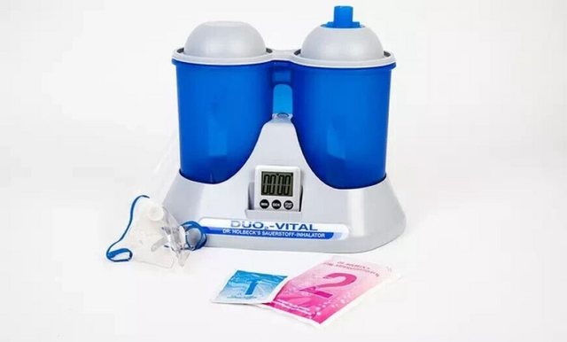 LeNoSa Inhalator Dr. Holbeck’s Sauerstoff Inhalator DUO2 Vital Sauerstoff & Wasserdampf