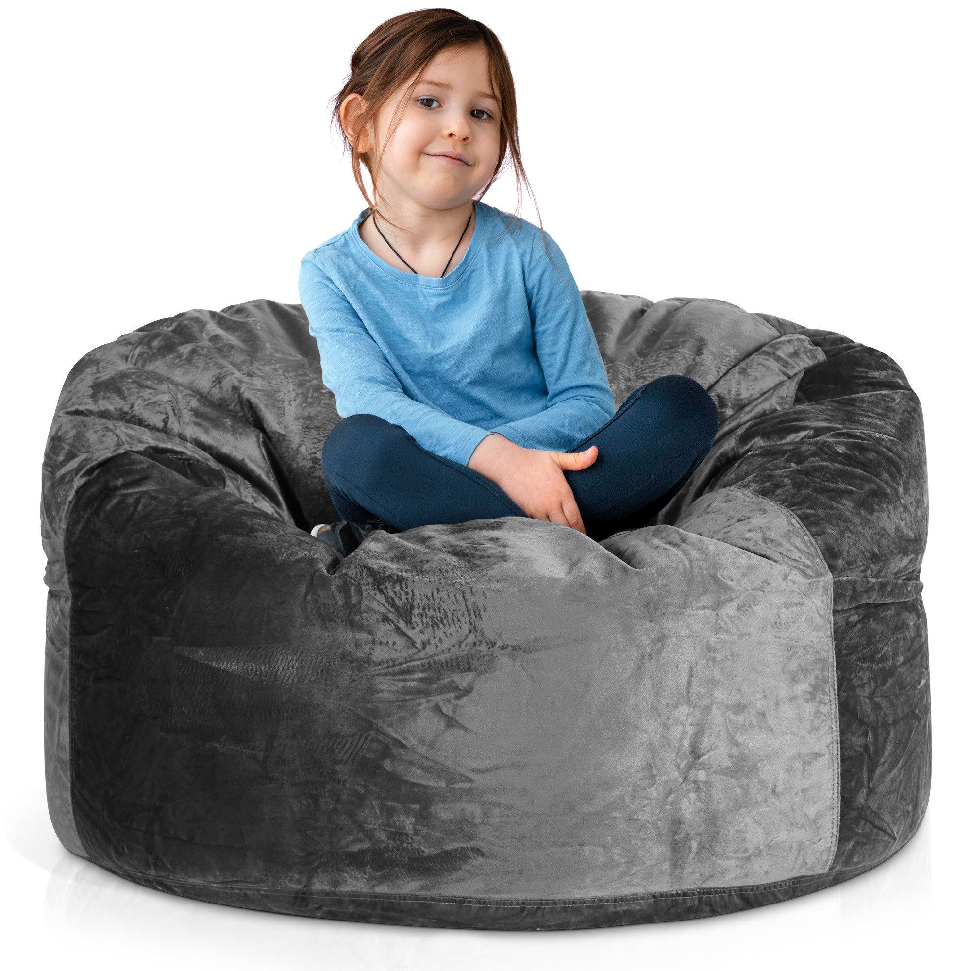 Green Bean Sitzsack Riesen-Sitzsack Jumbo XXL Velours (Riesensitzsack mit M günstig online kaufen