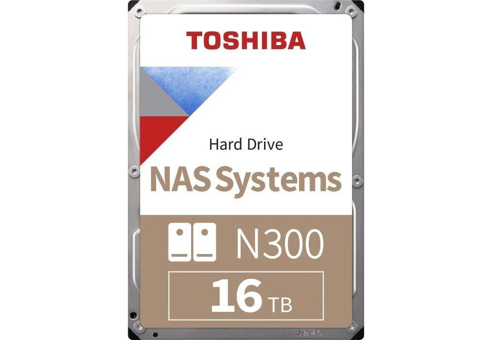 Toshiba Toshiba N300 NAS Systems 16TB, SATA 6Gb/s, bulk HD interne-HDD-NAS-Festplatte
