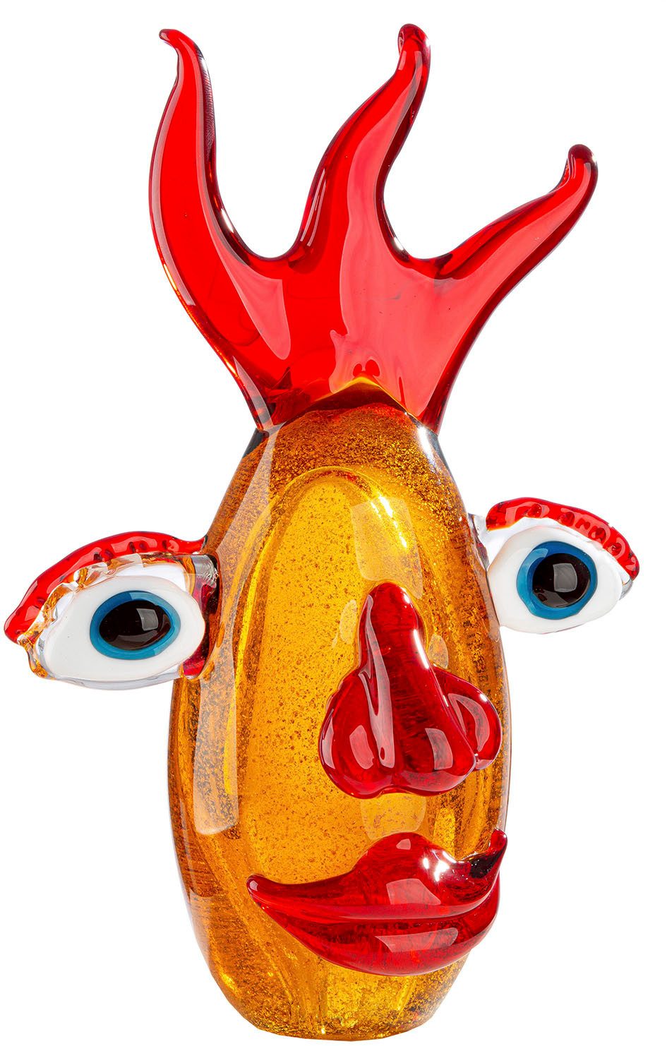 Casablanca by Gilde Tierfigur Dekoobjekt Kopf Oculus braun H. 24 cm (1 St)