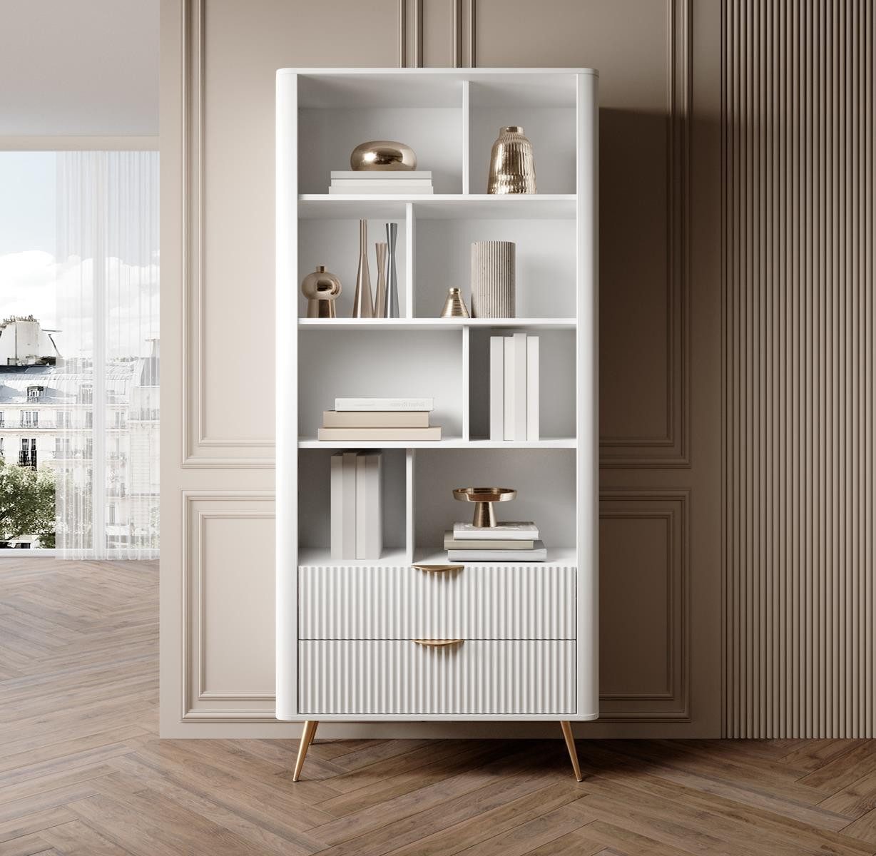 Compleo Bücherregal mit 2 Schubladen auf günstig online kaufen