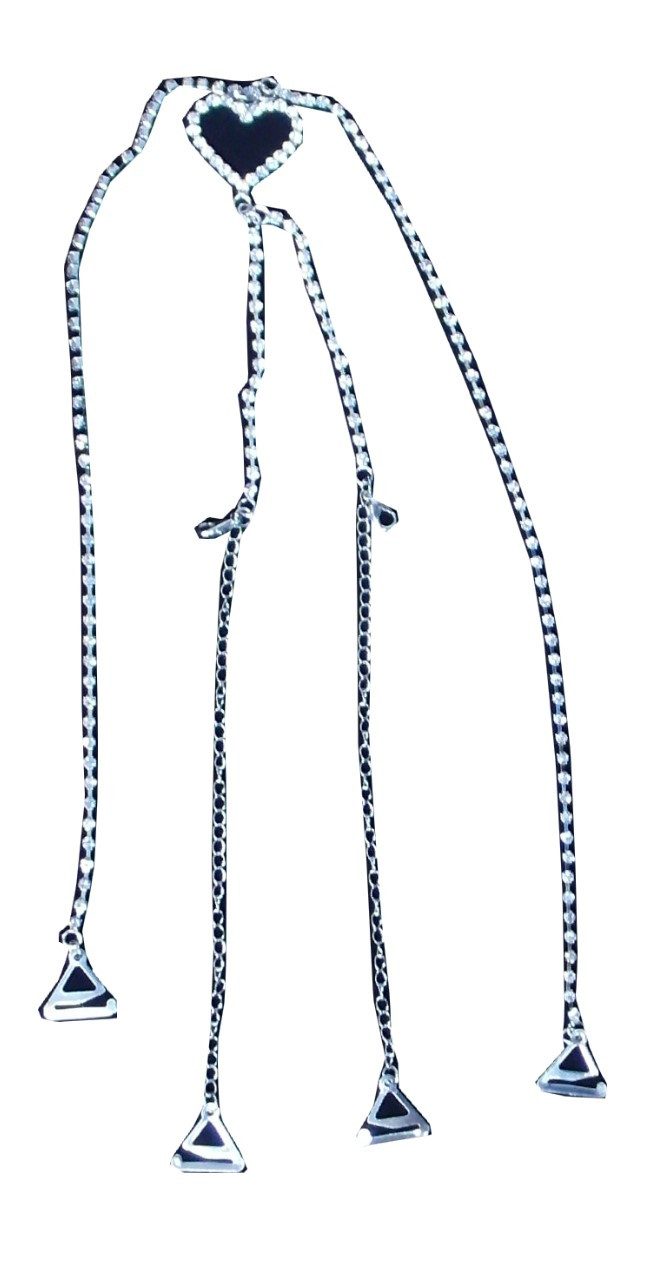 Einkaufszauber BH-Träger Schmuck BH-Träger Crystal Herz (1 Set mit 2 Träger günstig online kaufen