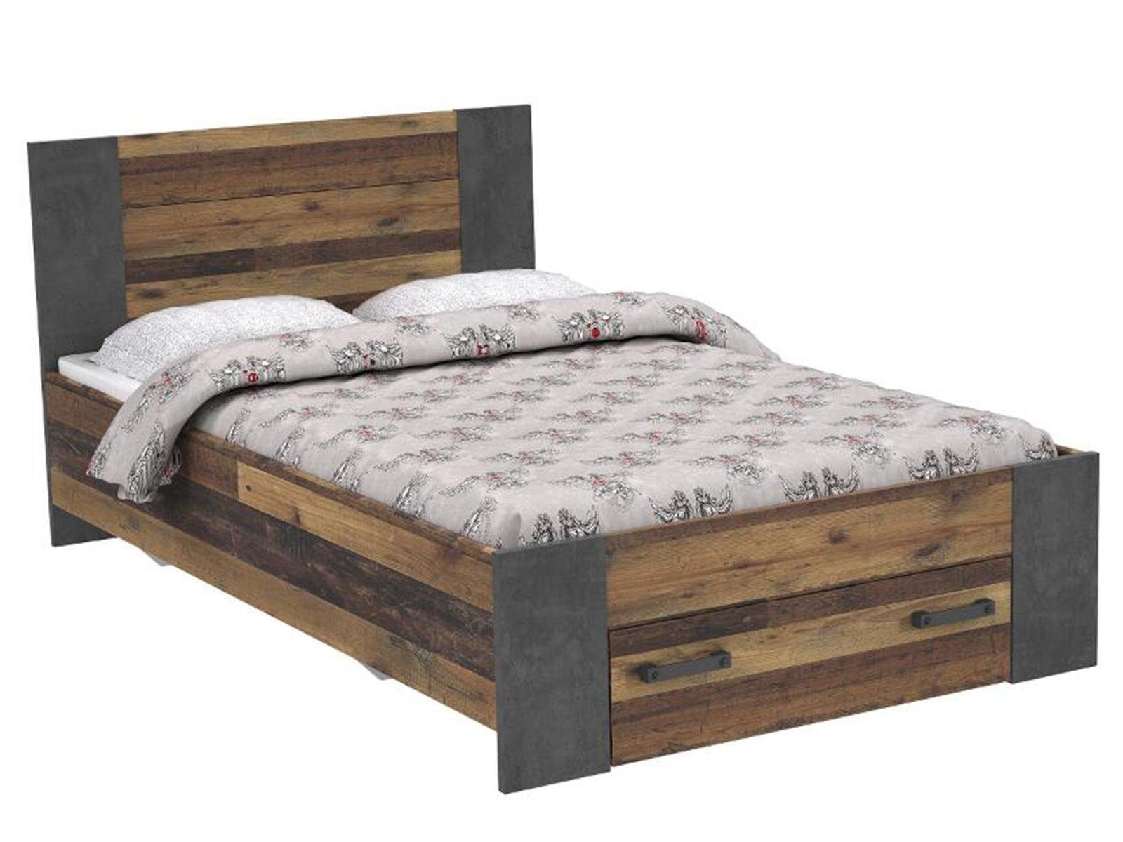 freiraum Bett Celon, 125,1 x 90,5 x 204,9 cm (B/H/T)