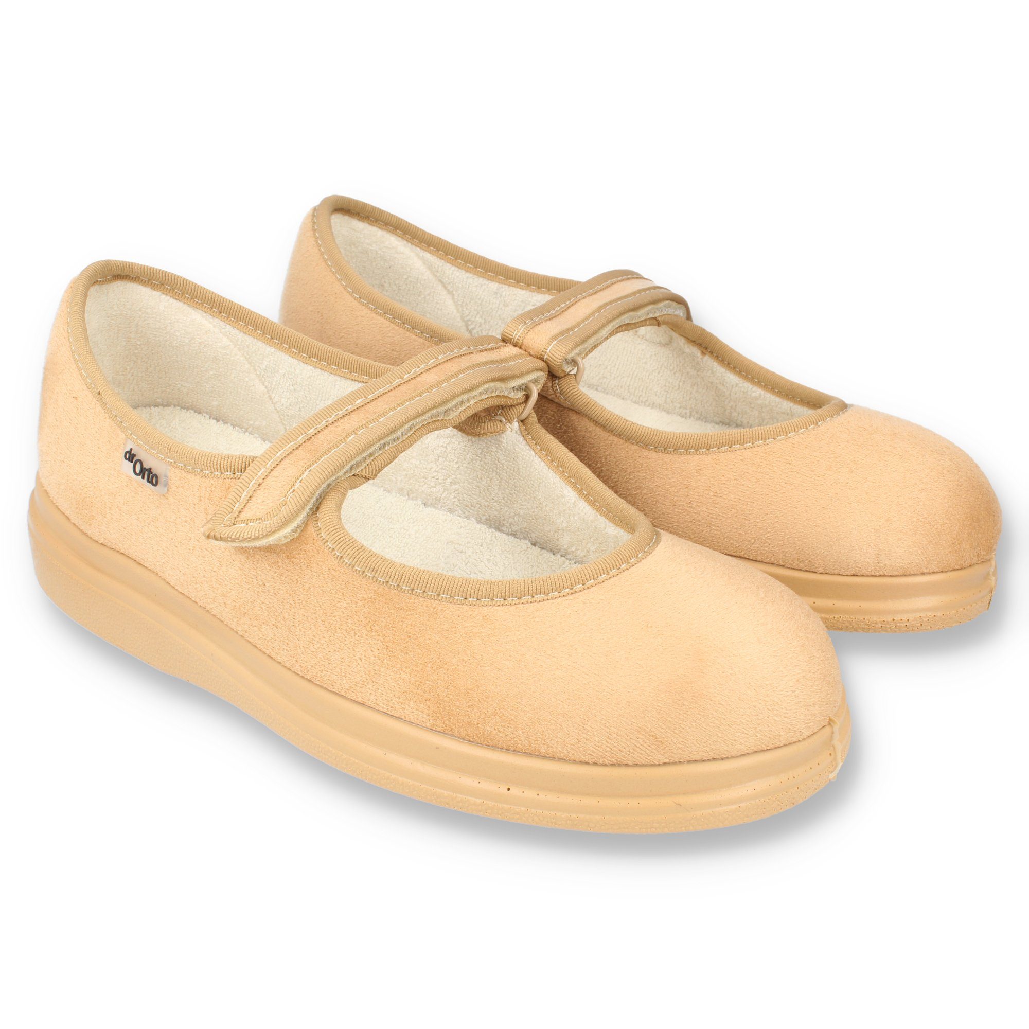 Beige Slipper Präventivschuhe Bequeme Dr. Damen Orto für Sommer-Slipper, Sommer-Schuhe