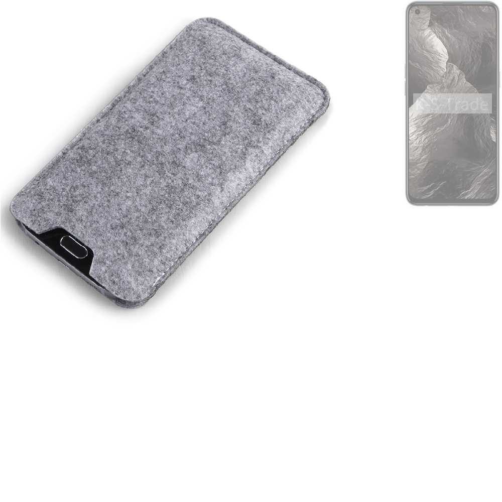 K-S-Trade Handyhülle für Realme GT Master Edition, Filz Handyhülle Schutzhülle Filztasche Filz Tasche Case Sleeve