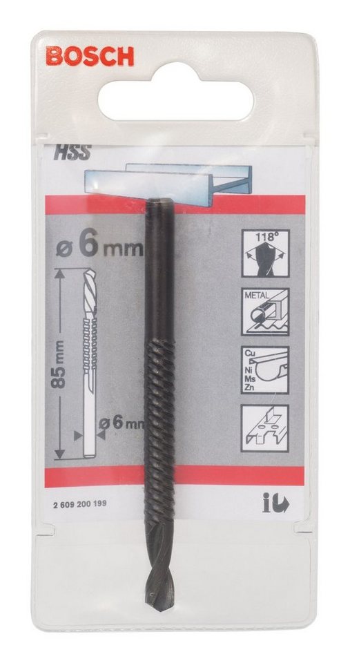 Thumbnail - BOSCH Holzbohrer, Fräsbohrer HSS - 6 x 85 mm